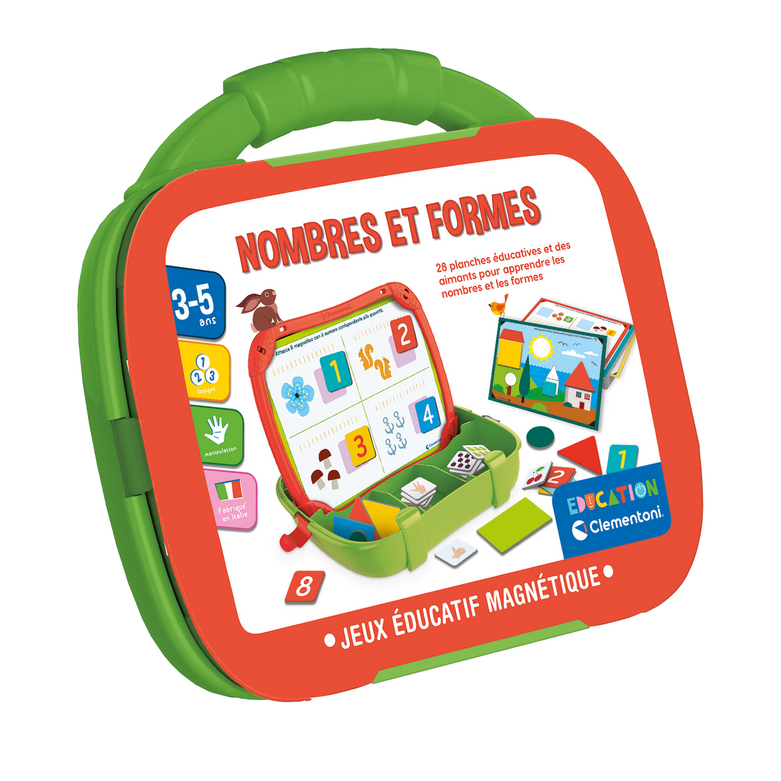 ÉTUI MAGNÉTIQUE - NOMBRES ET FORMES CLEMENTONI