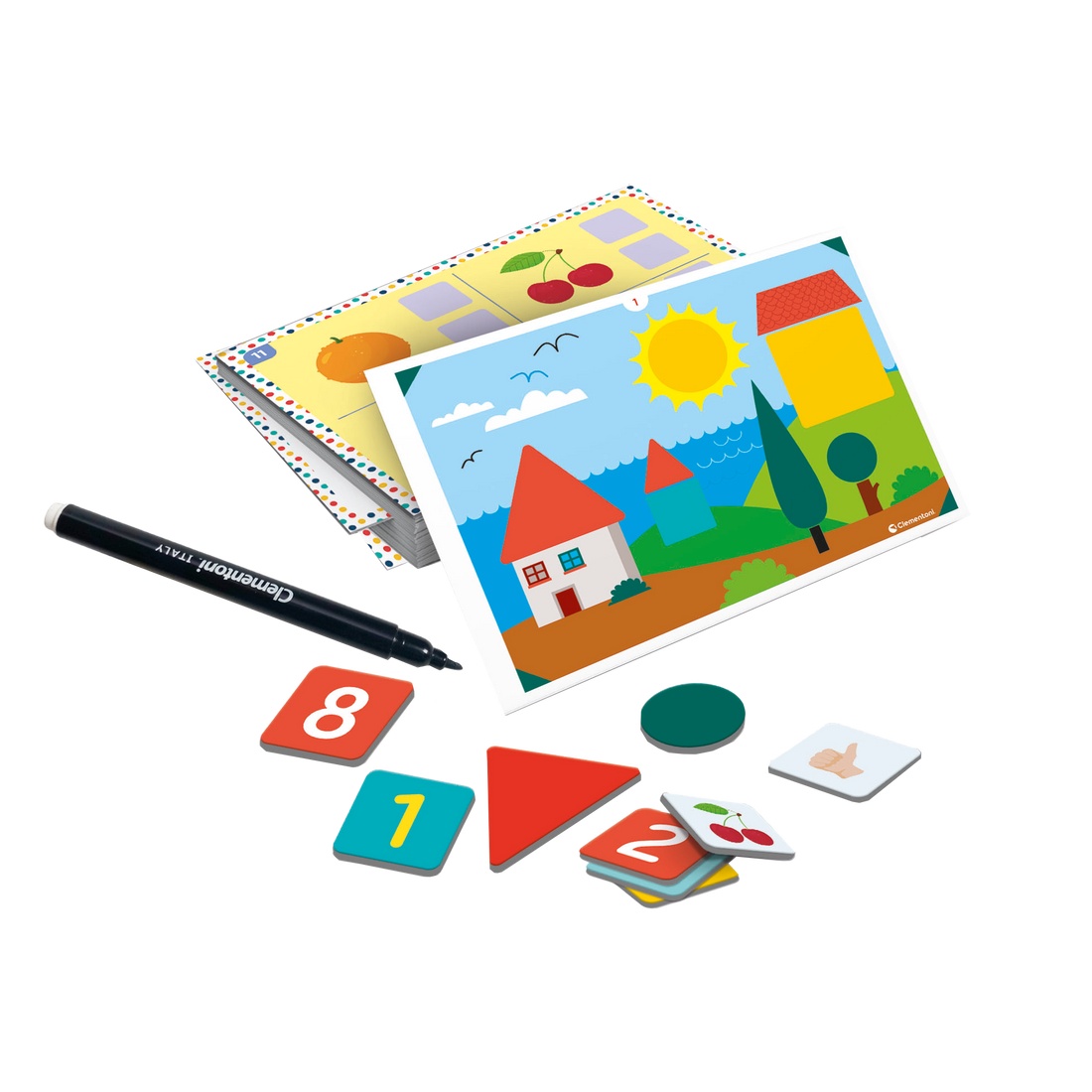 ÉTUI MAGNÉTIQUE - NOMBRES ET FORMES CLEMENTONI