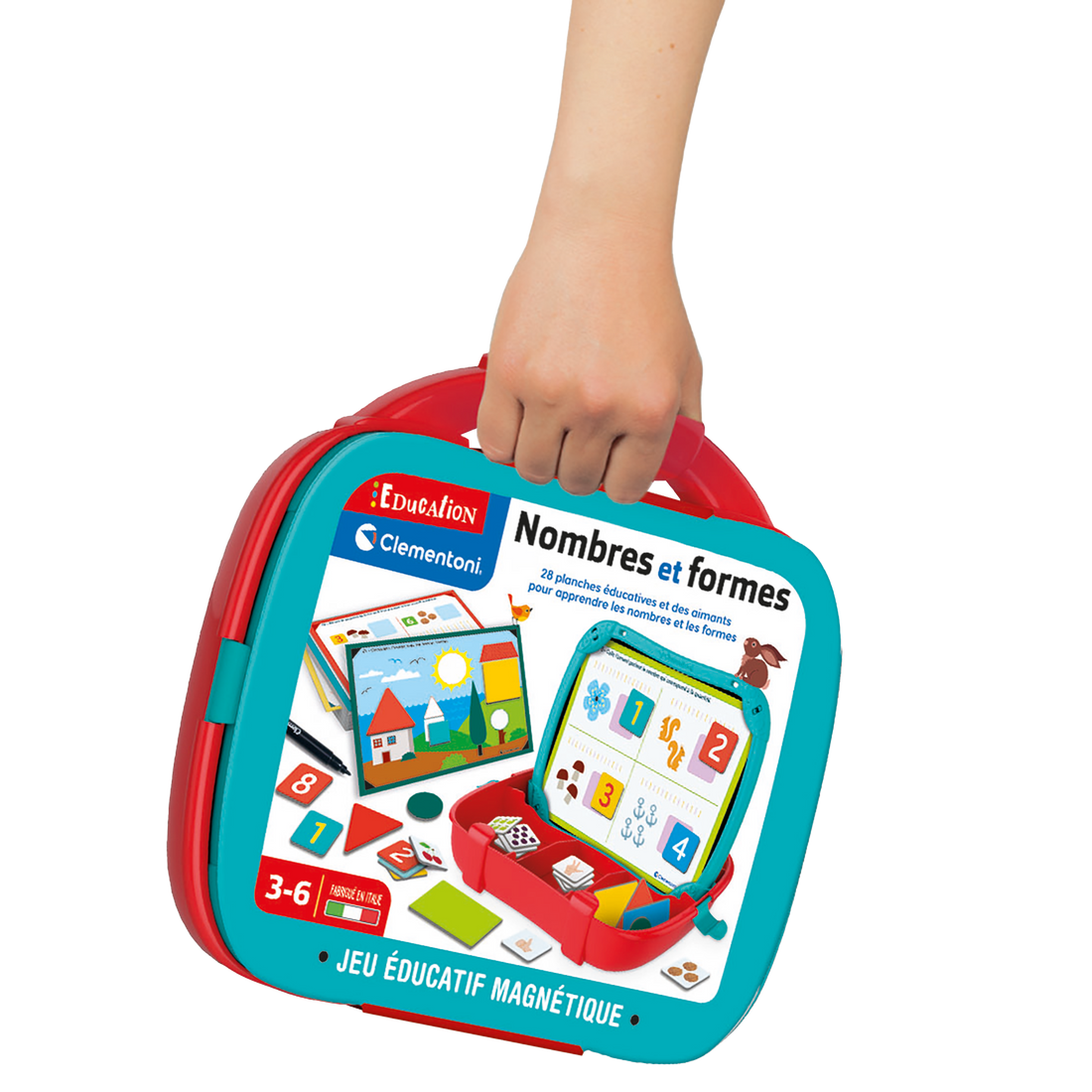ÉTUI MAGNÉTIQUE - NOMBRES ET FORMES CLEMENTONI