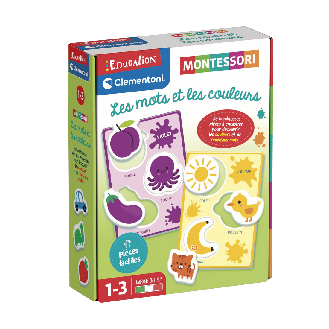 MONTESSORI - LES MOTS ET LES COULEURS CLEMENTONI