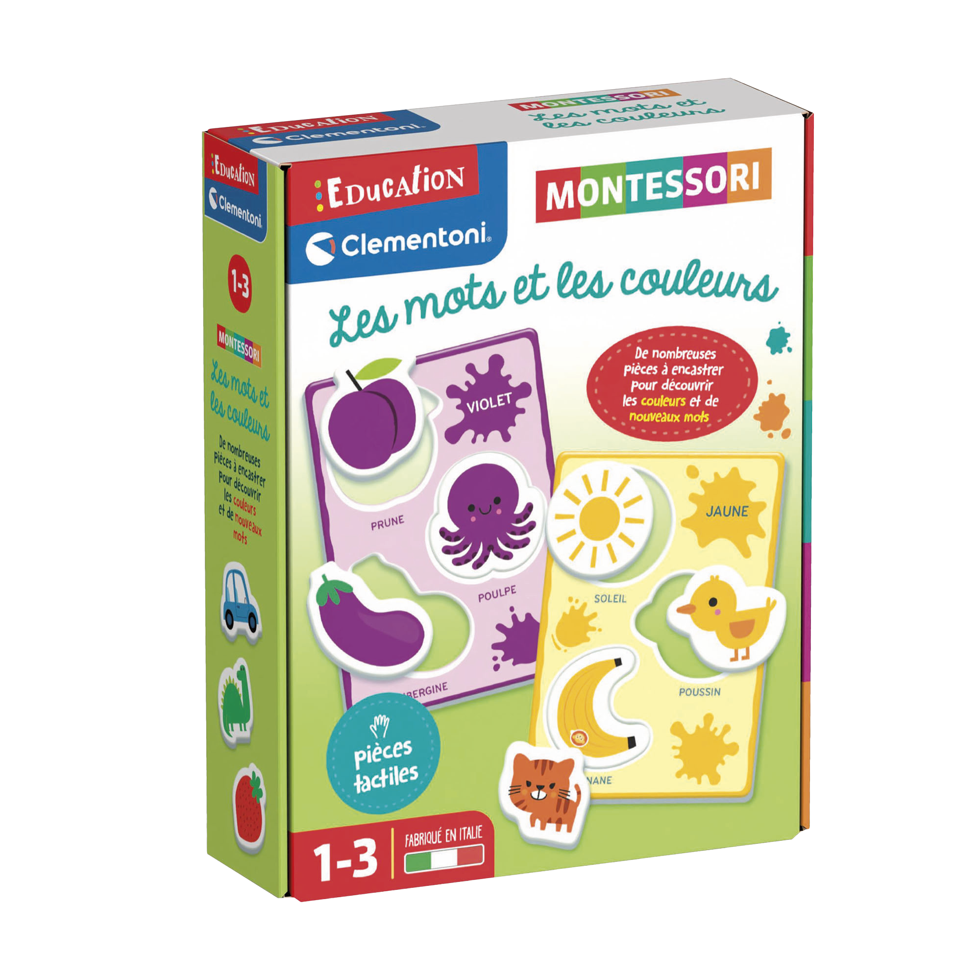 MONTESSORI - LES MOTS ET LES COULEURS CLEMENTONI