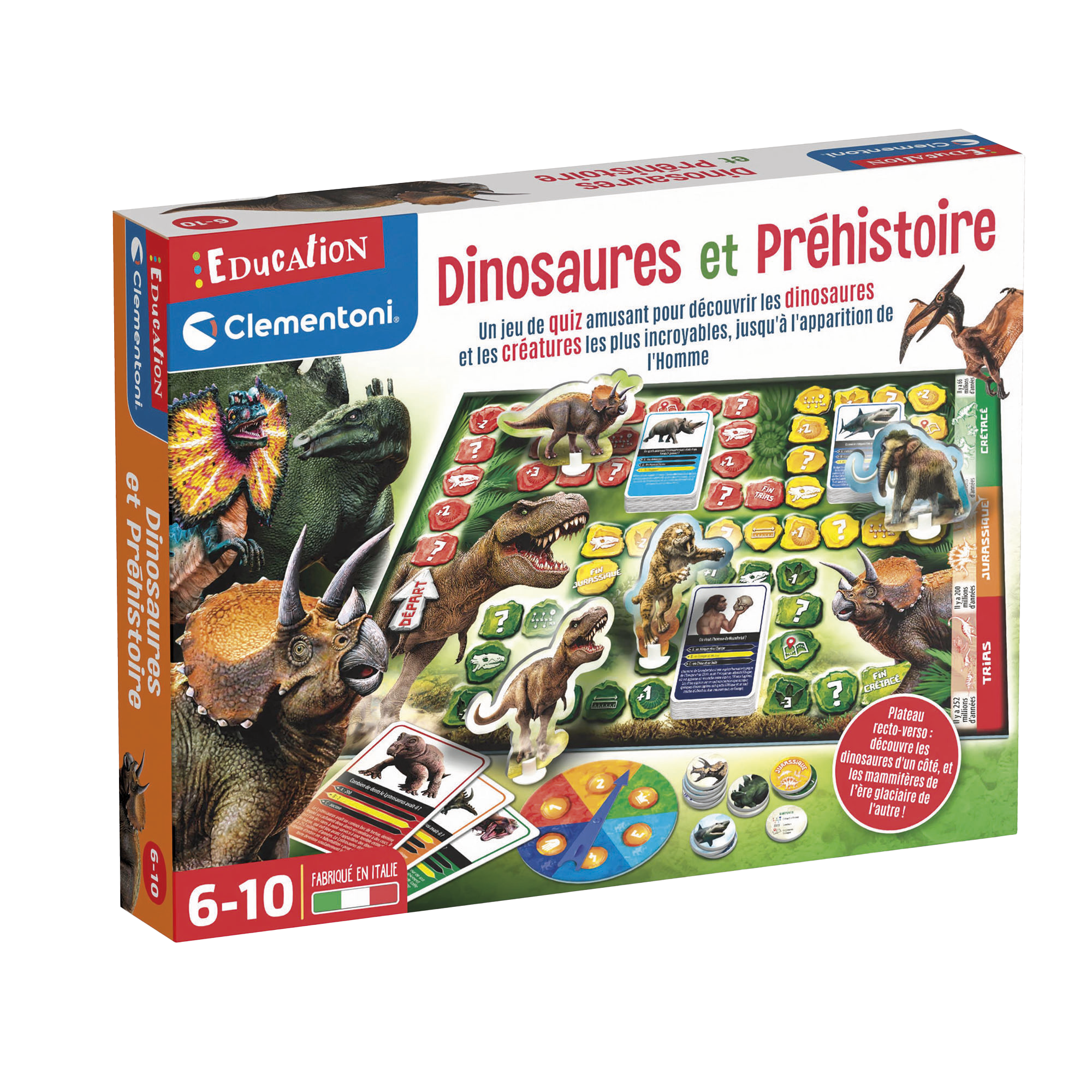 ÉDUCATION - DINOSAURES ET PRÉHISTOIRE CLEMENTONI