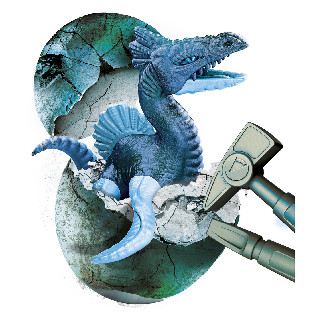 OEUF LÉGENDAIRE - DRAGON MARIN CLEMENTONI