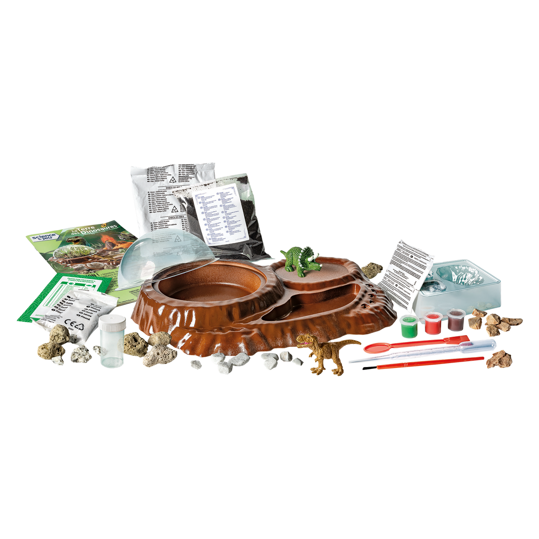 SCIENCE & JEU: LA TERRE DES DINOSAURES CLEMENTONI