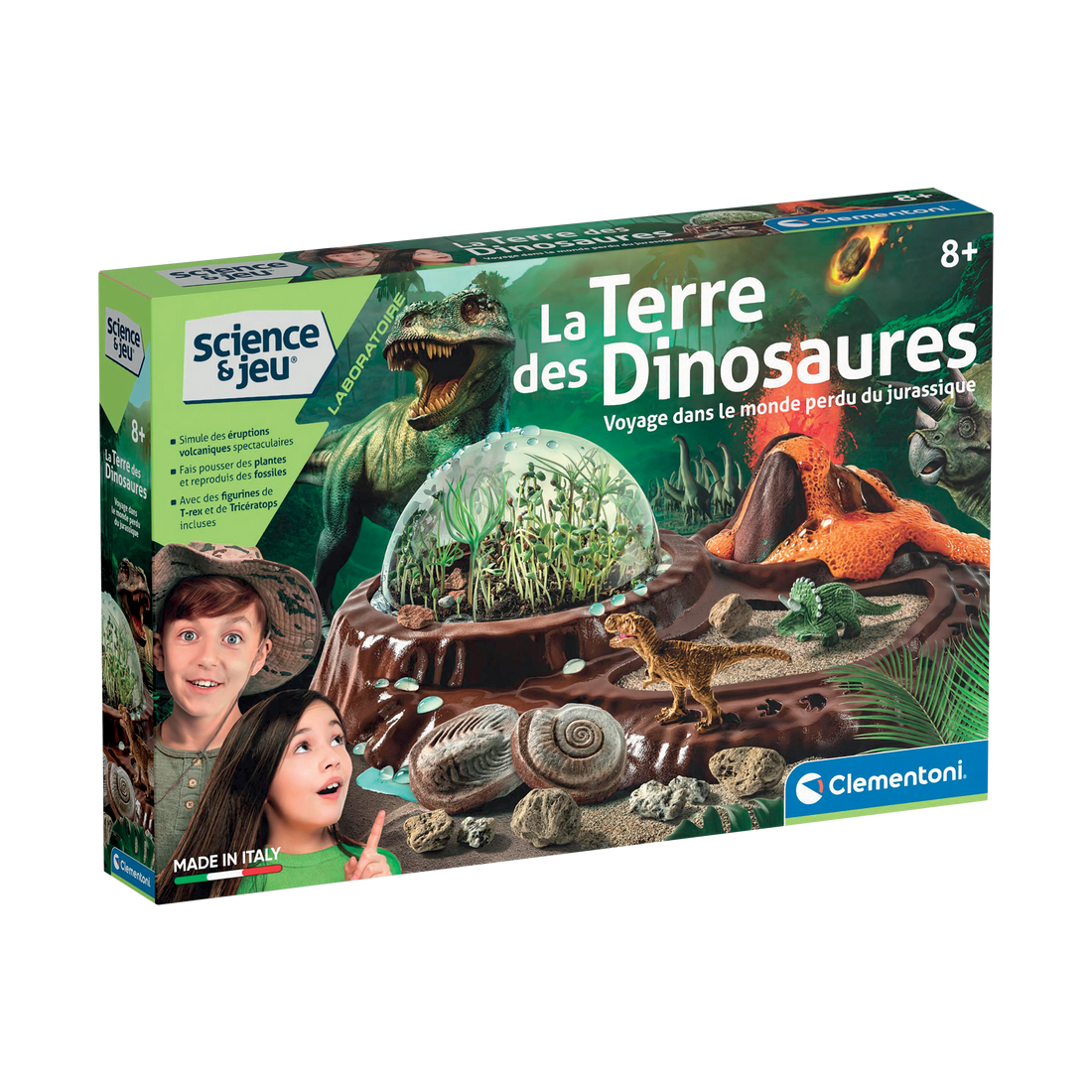 SCIENCE & JEU: LA TERRE DES DINOSAURES CLEMENTONI