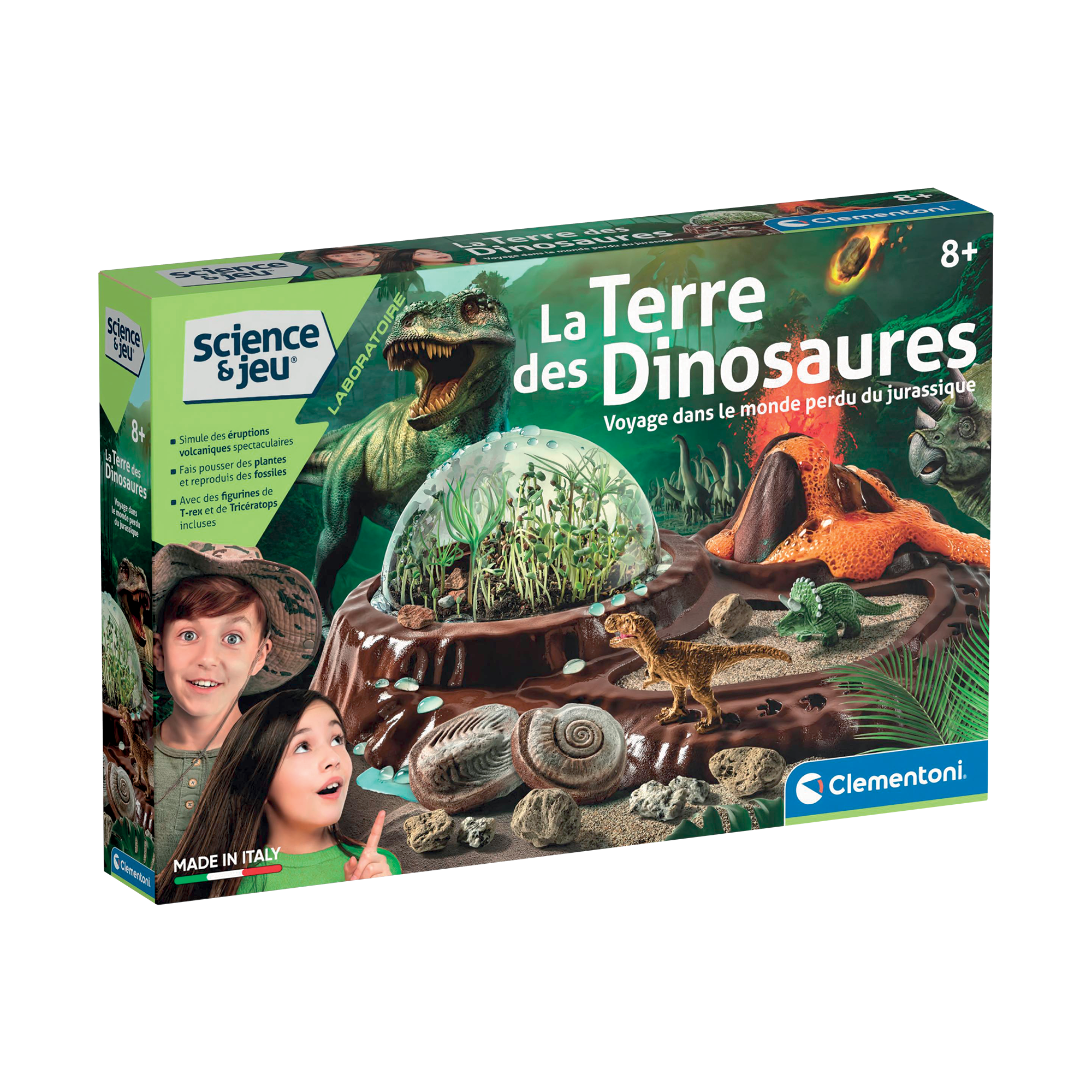 SCIENCE & JEU: LA TERRE DES DINOSAURES CLEMENTONI