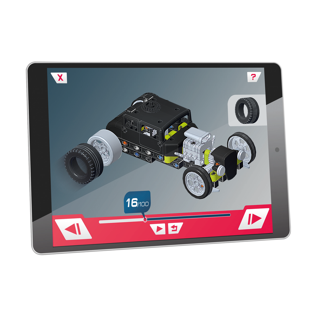 SCIENCE & JEU: ATELIER MÉCANIQUE - HOT ROD ET CAMION DE COURSE CLEMENTONI