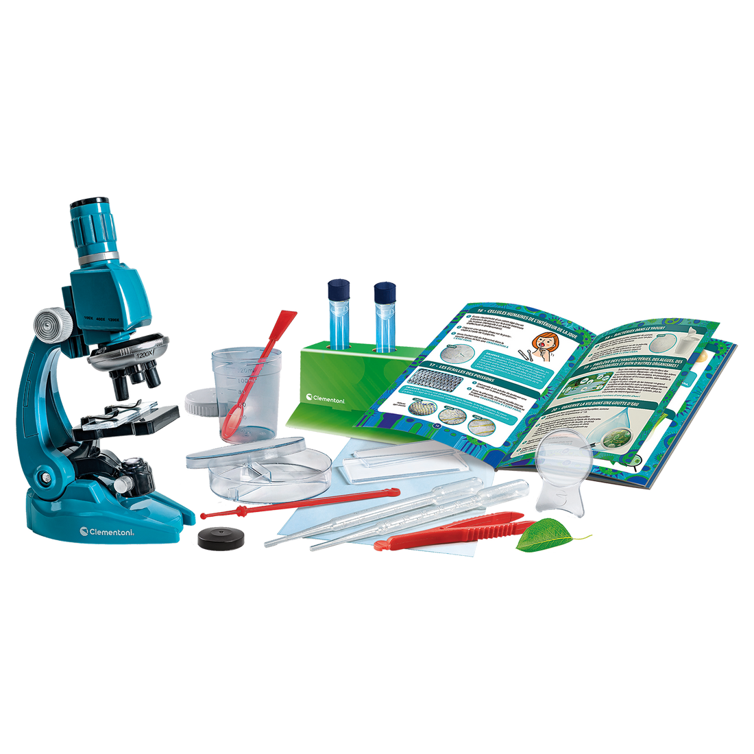 MICROSCOPE ET EXPÉRIENCES 1200 CLEMENTONI