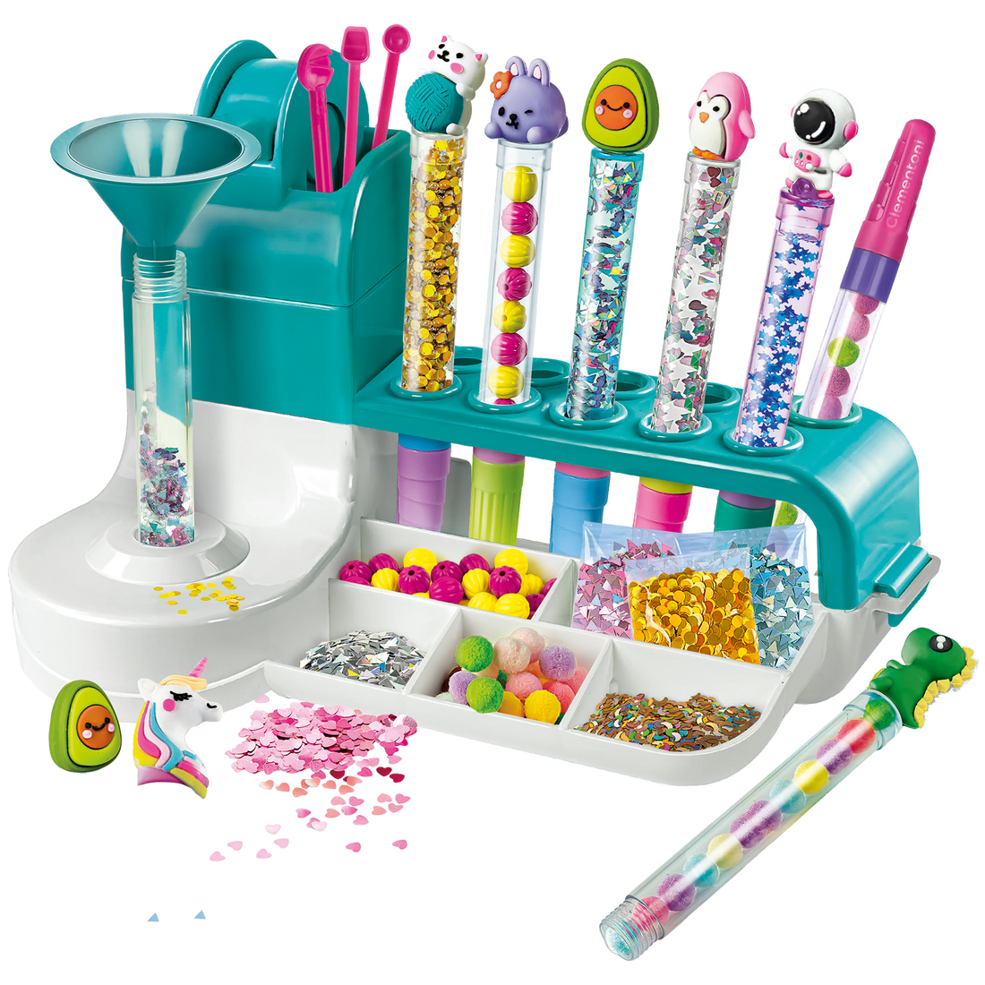 Clementoni - Atelier des Stylos - Crée et personnalise 10 stylos - Fabriqué en Italie Clementoni - Atelier des Stylos - Crée et personnalise 10 stylos - Fabriqué en Italie