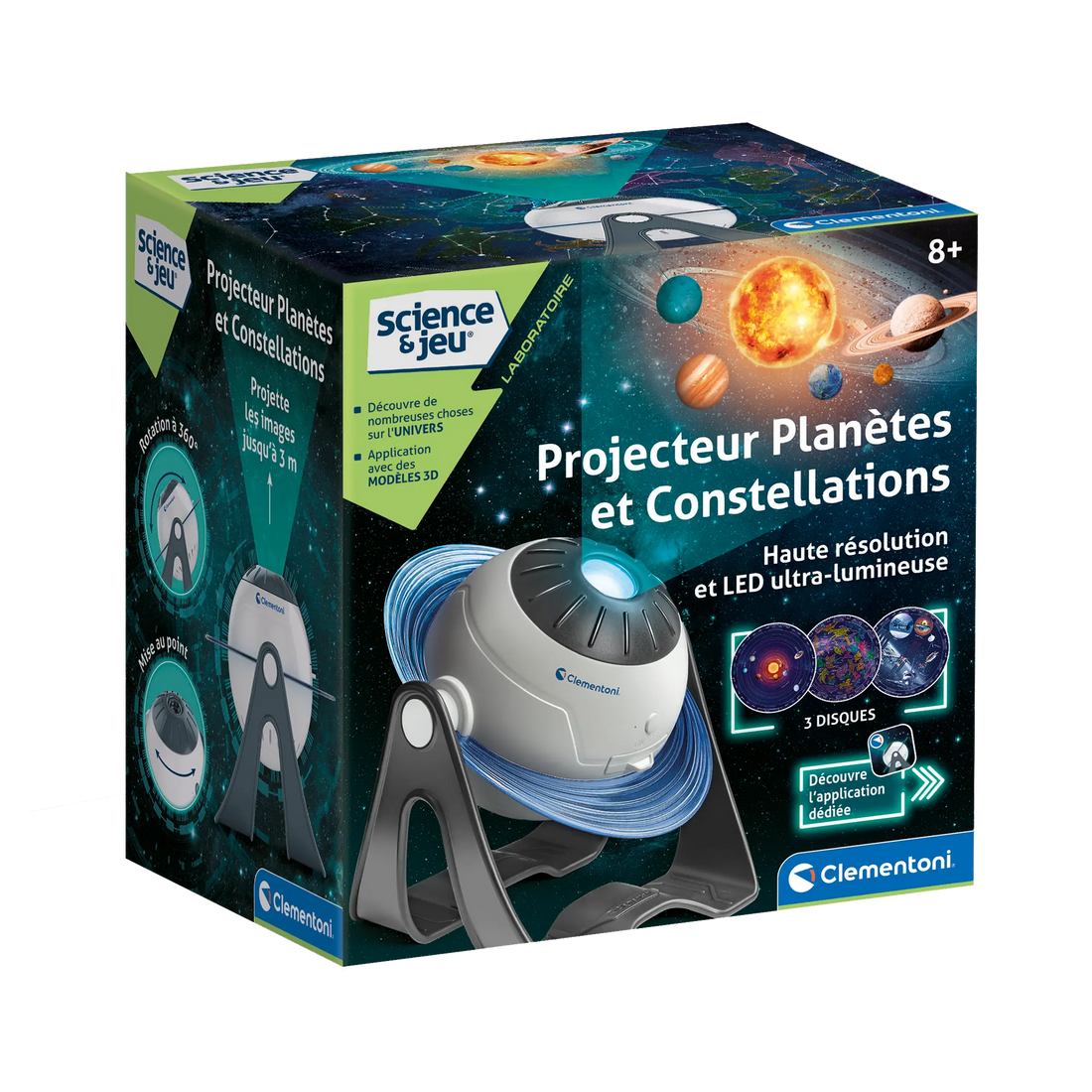 SCIENCE & JEU: PROJECTEUR PLANÈTES ET CONSTELLATIONS CLEMENTONI