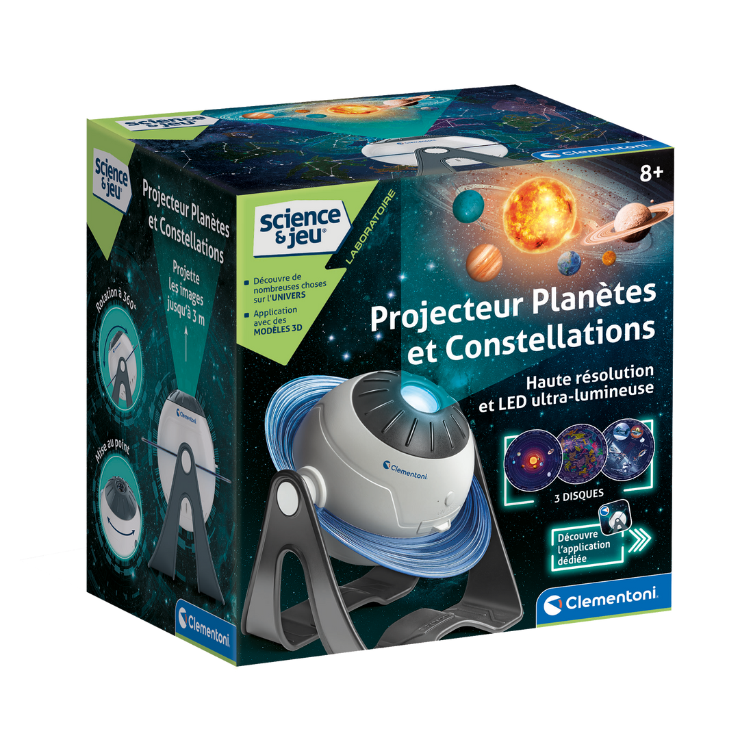 SCIENCE & JEU: PROJECTEUR PLANÈTES ET CONSTELLATIONS CLEMENTONI
