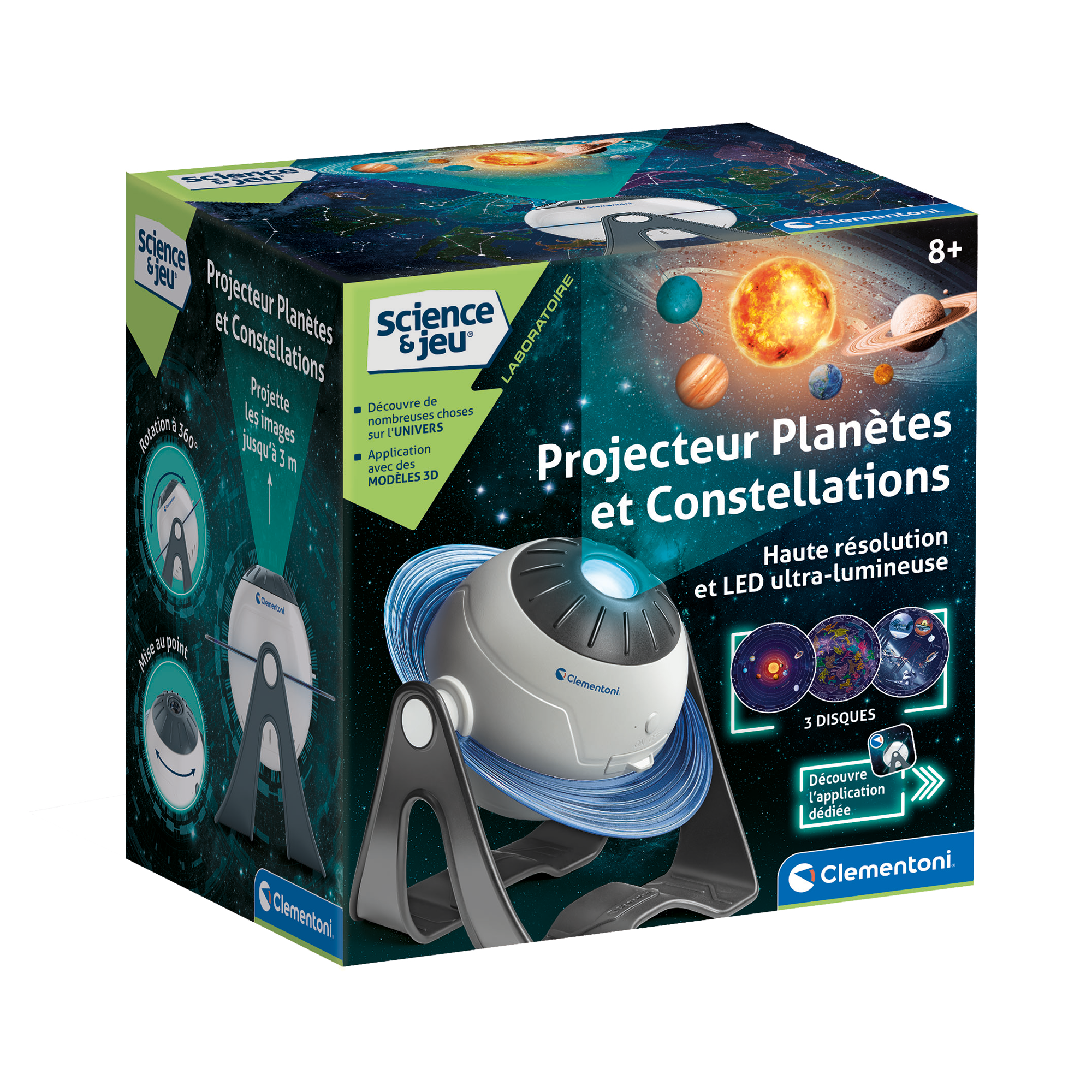 SCIENCE & JEU: PROJECTEUR PLANÈTES ET CONSTELLATIONS CLEMENTONI