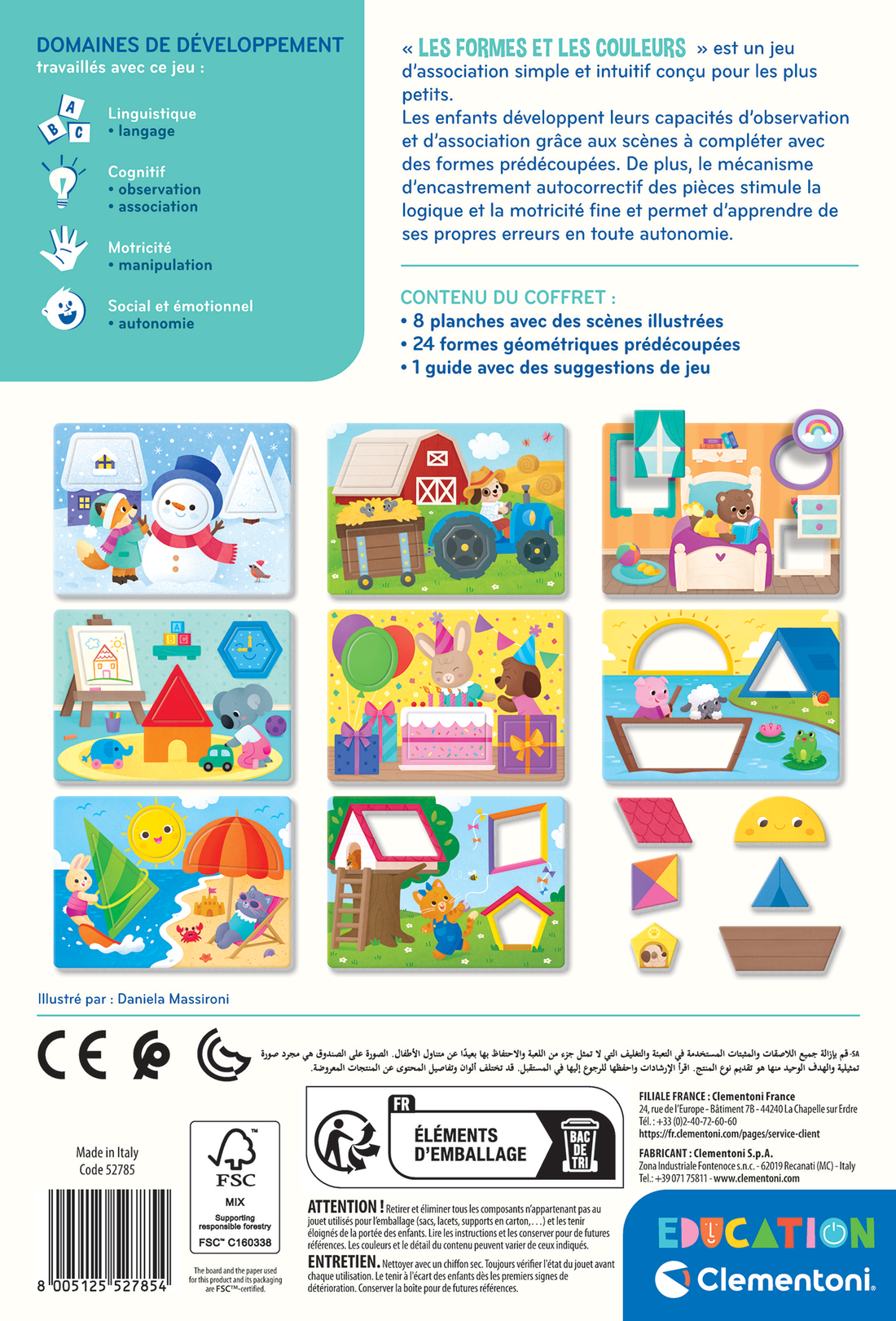 EDUCATION: LES FORMES ET LES COULEURS CLEMENTONI