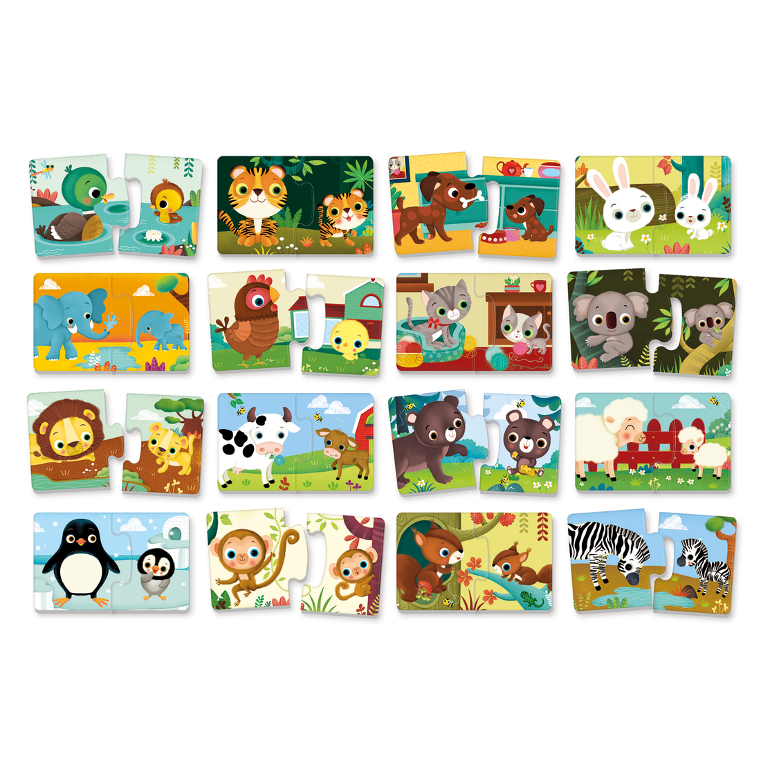 EDUCATION: LES ANIMAUX ET LEURS PETITS CLEMENTONI