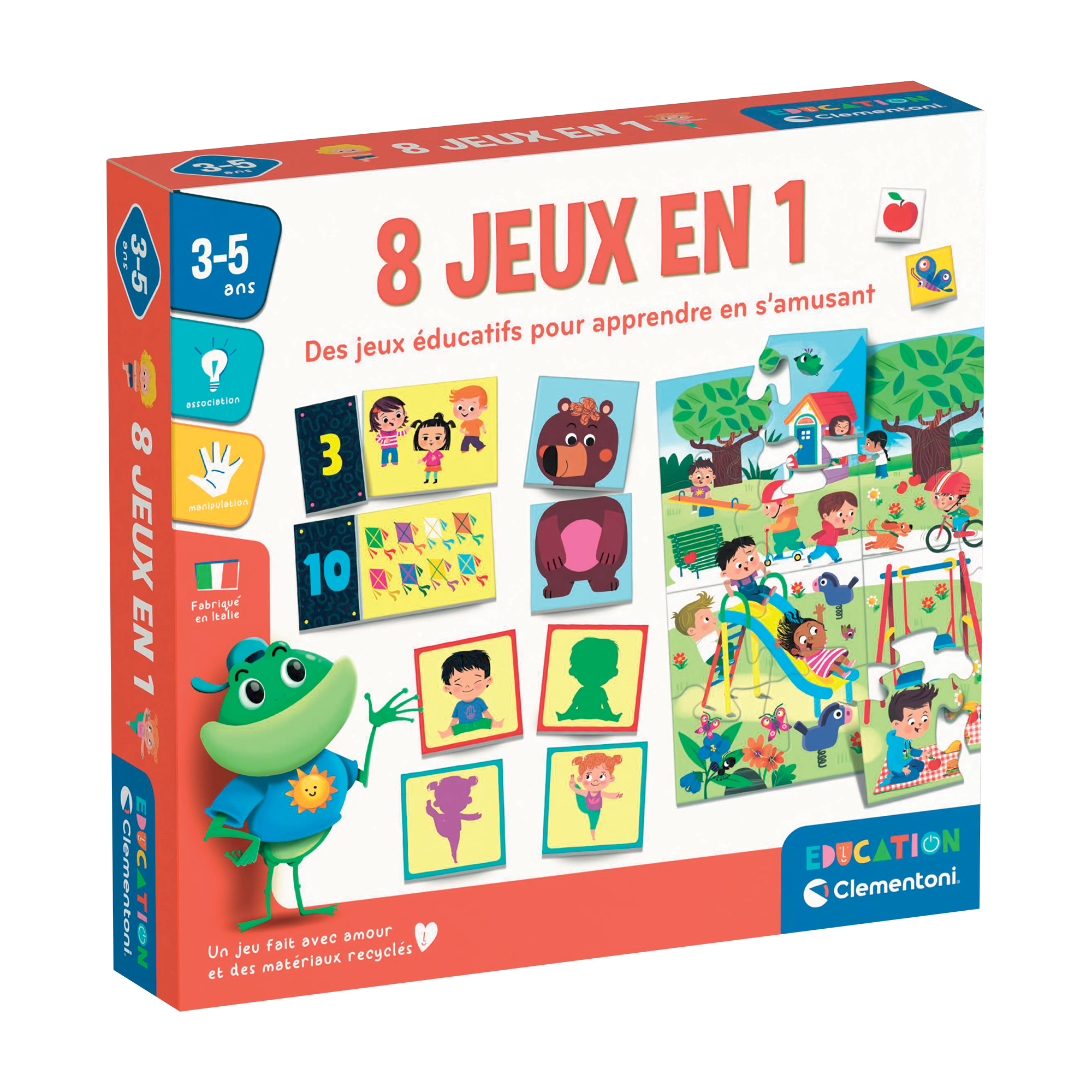EDUCATION: 8 JEUX EN 1 CLEMENTONI