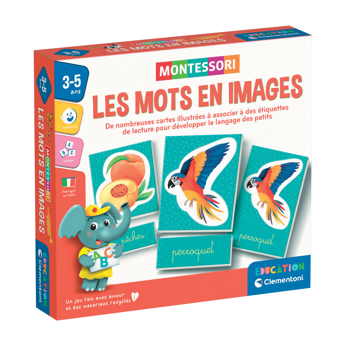 EDUCATION: MONTESSORI - LES MOTS EN IMAGES CLEMENTONI