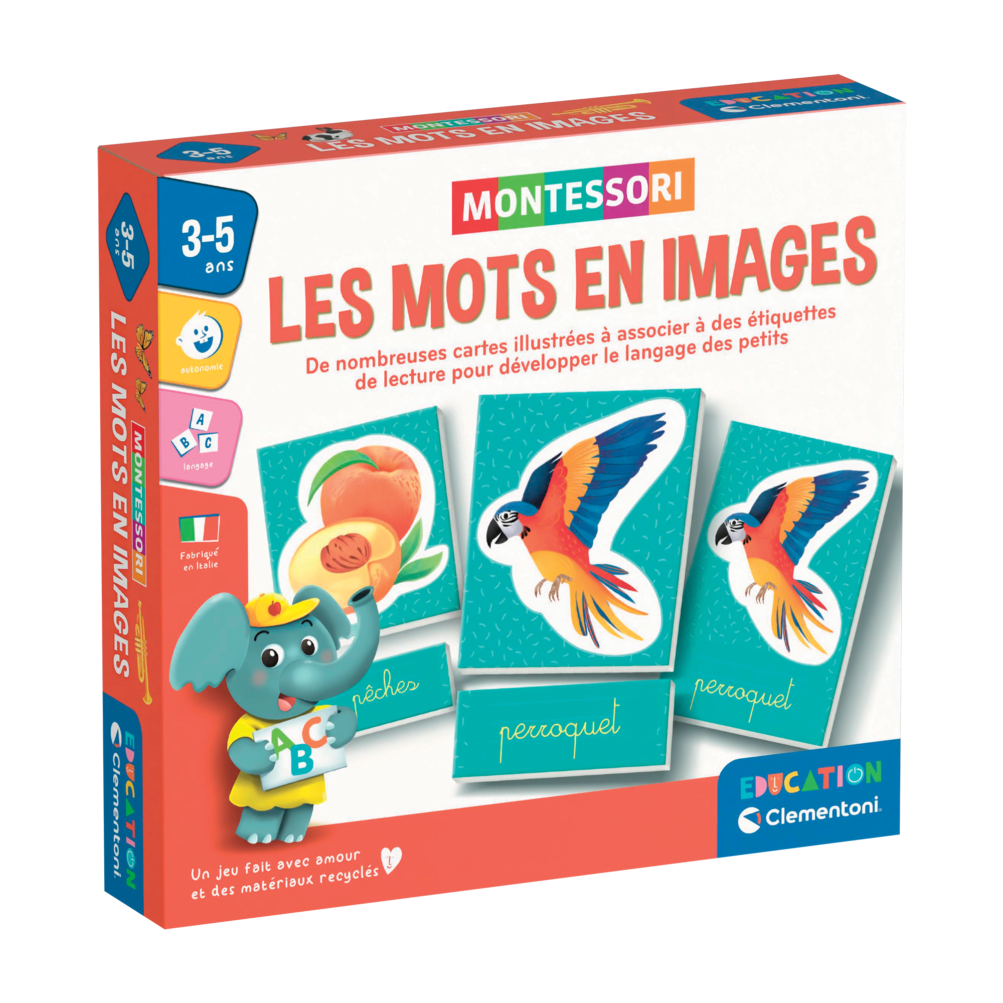 EDUCATION: MONTESSORI - LES MOTS EN IMAGES CLEMENTONI