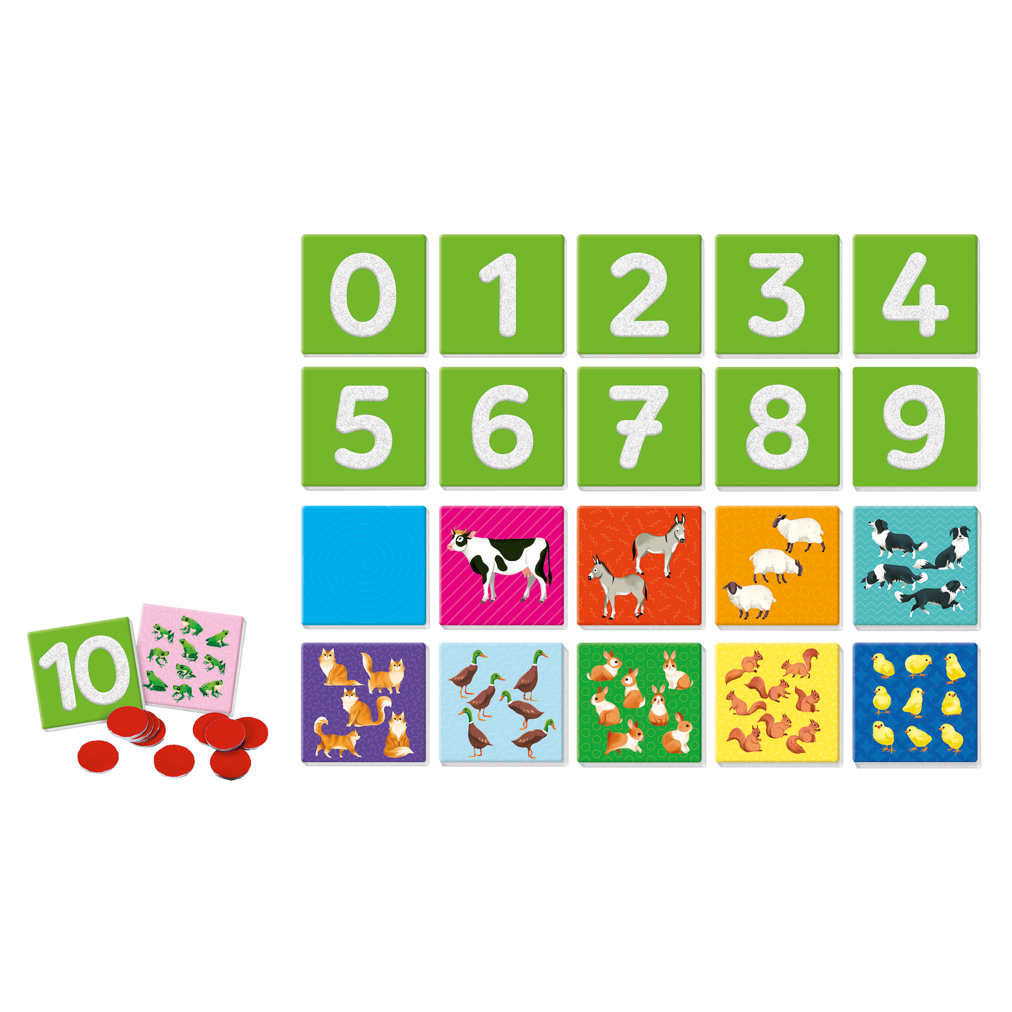 EDUCATION: MONTESSORI - LES CHIFFRES TACTILES CLEMENTONI