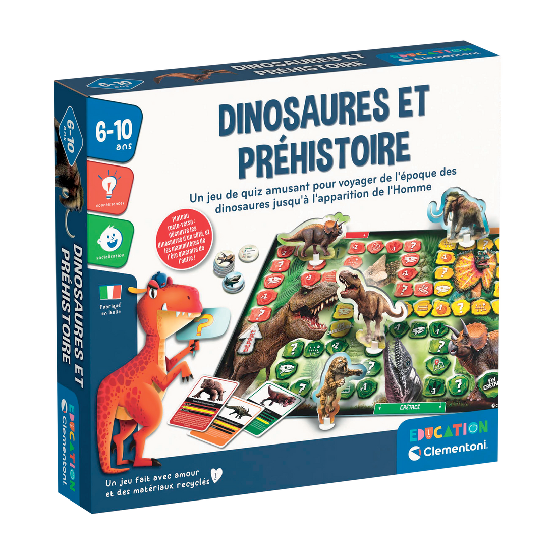 EDUCATION: DINOSAURES ET PRÉHISTOIRE CLEMENTONI