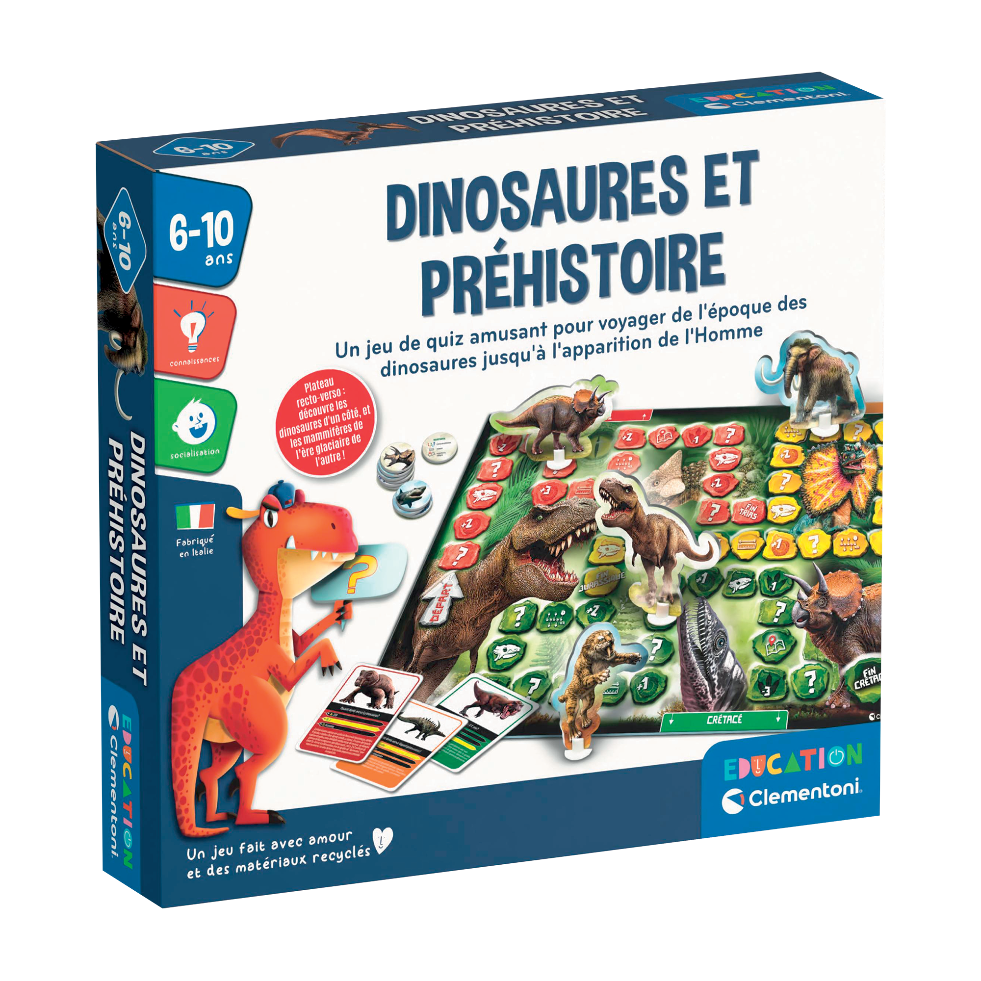 EDUCATION: DINOSAURES ET PRÉHISTOIRE CLEMENTONI