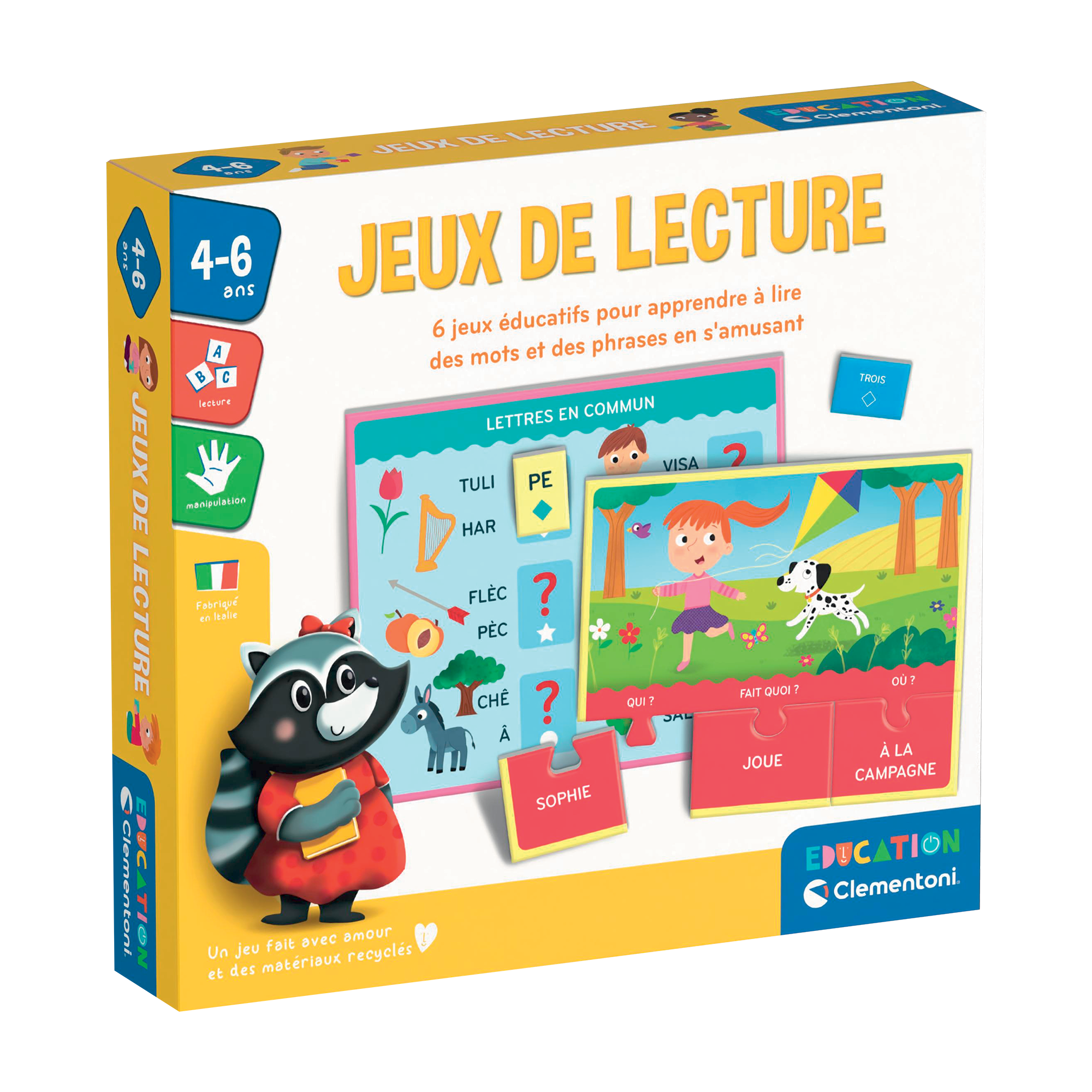 EDUCATION: JEUX DE LECTURE CLEMENTONI