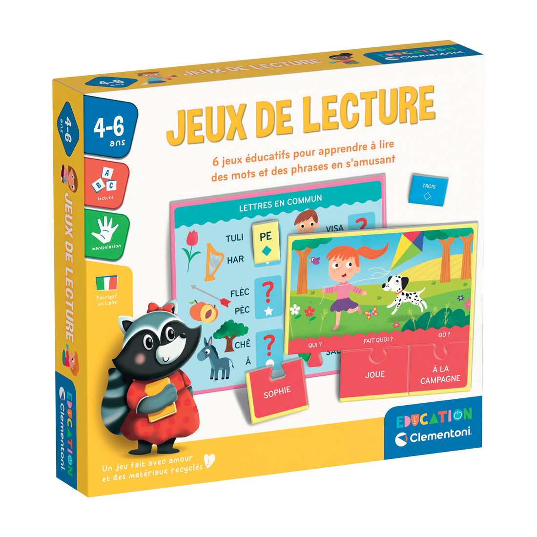 EDUCATION: JEUX DE LECTURE CLEMENTONI