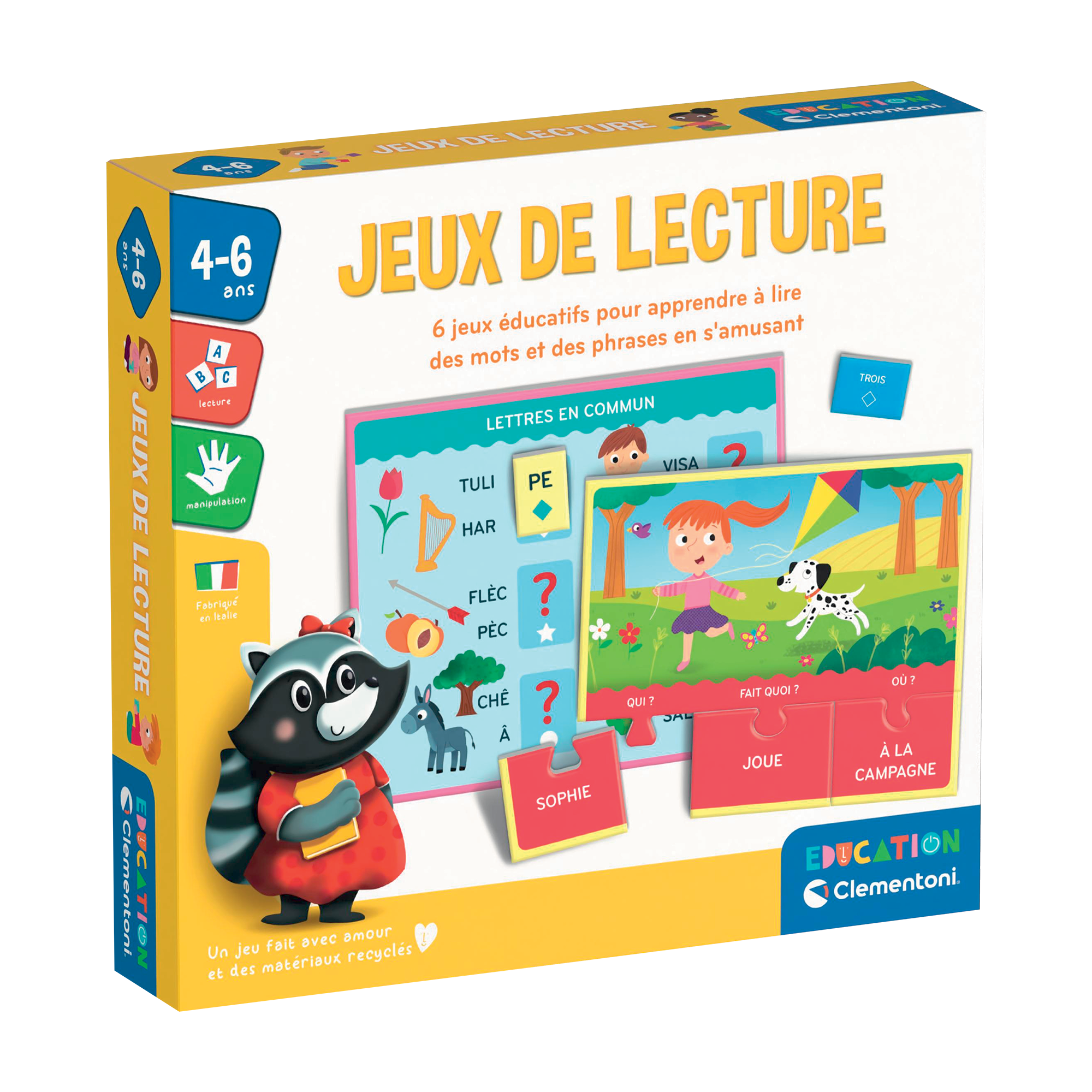 EDUCATION: JEUX DE LECTURE CLEMENTONI