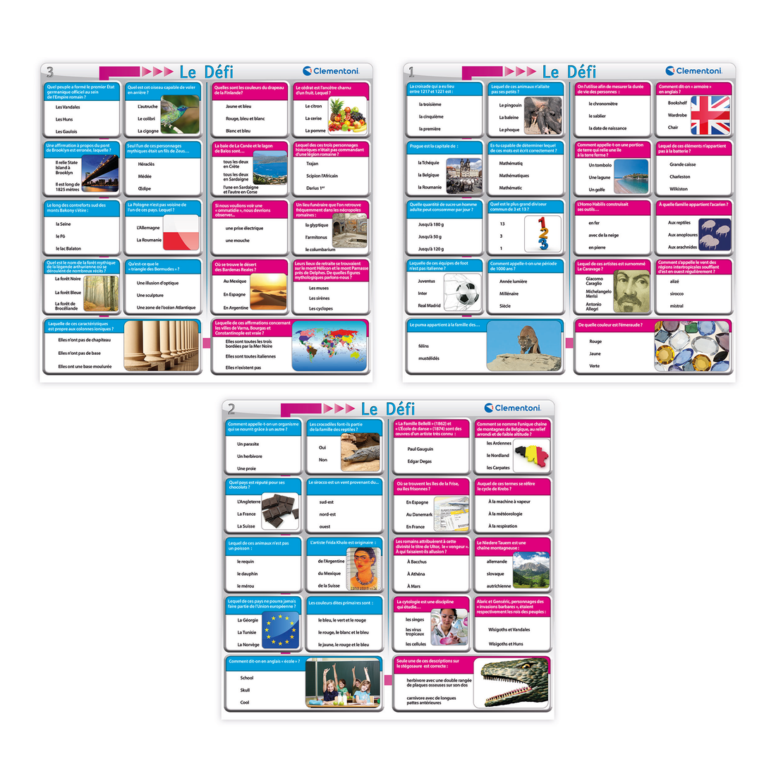 EDUCATION - LE DÉFIS DES CONNAISSANCES MASTER CLEMENTONI