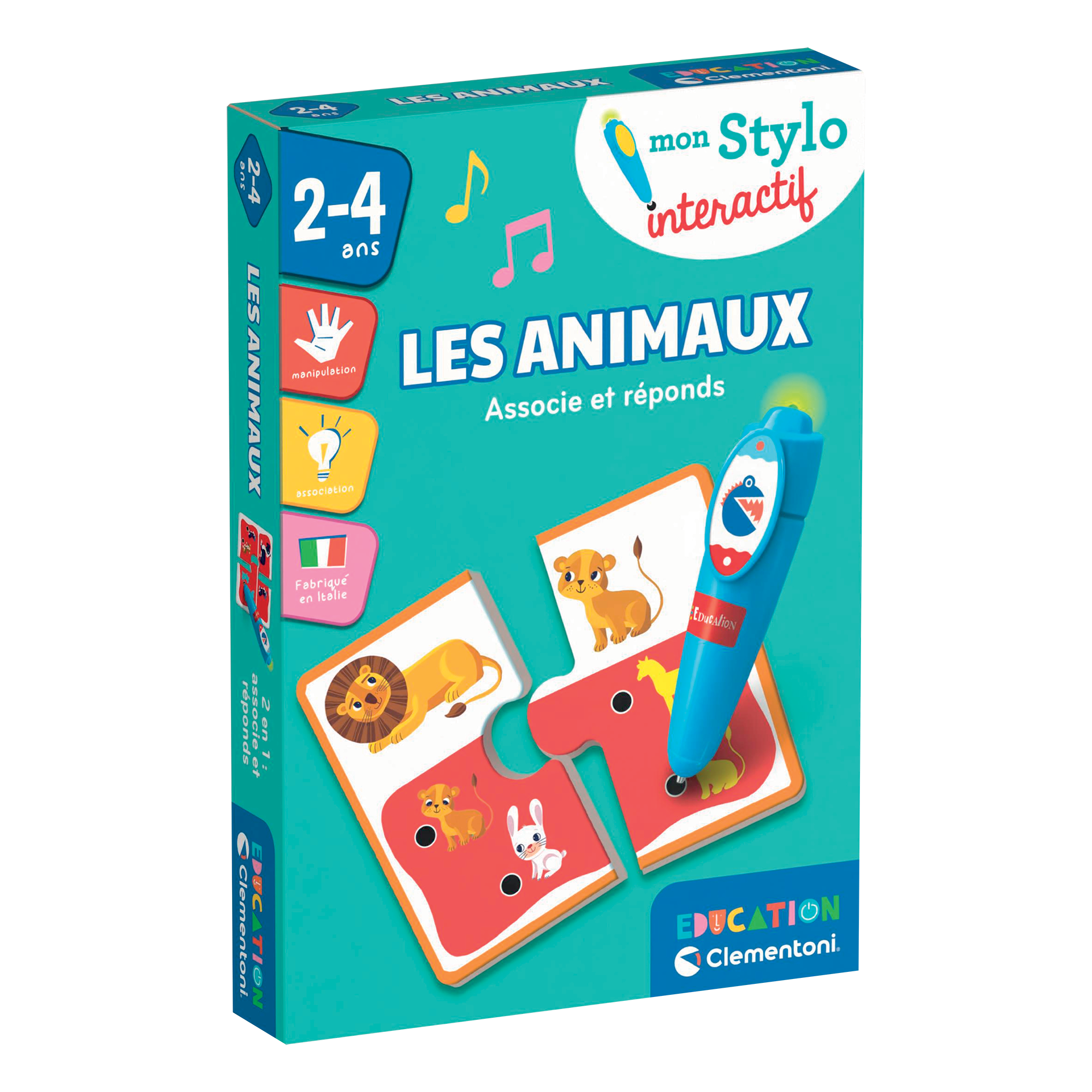 EDUCATION: MON STYLO INTERACTIF - LES ANIMAUX CLEMENTONI