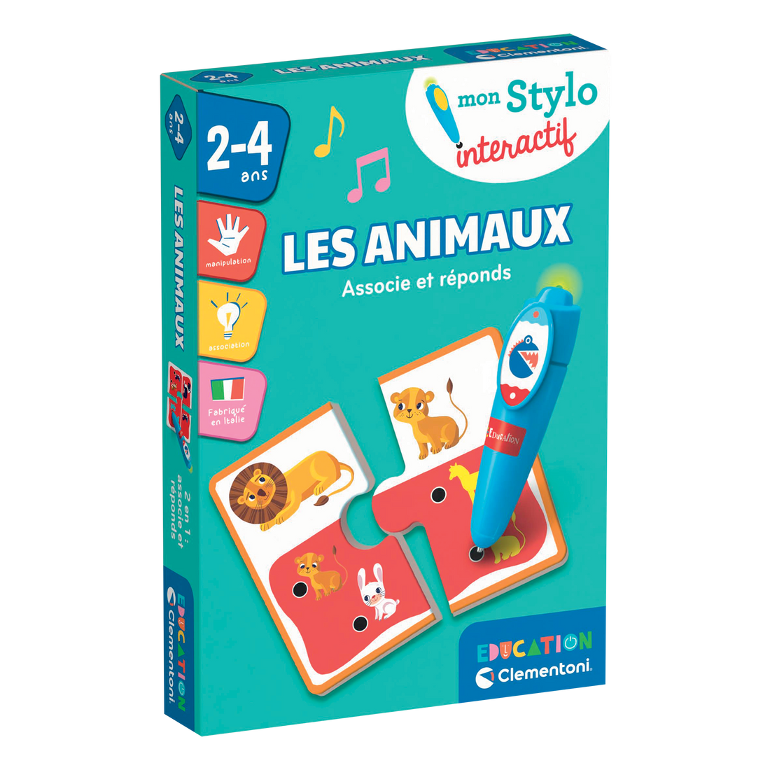 EDUCATION: MON STYLO INTERACTIF - LES ANIMAUX CLEMENTONI