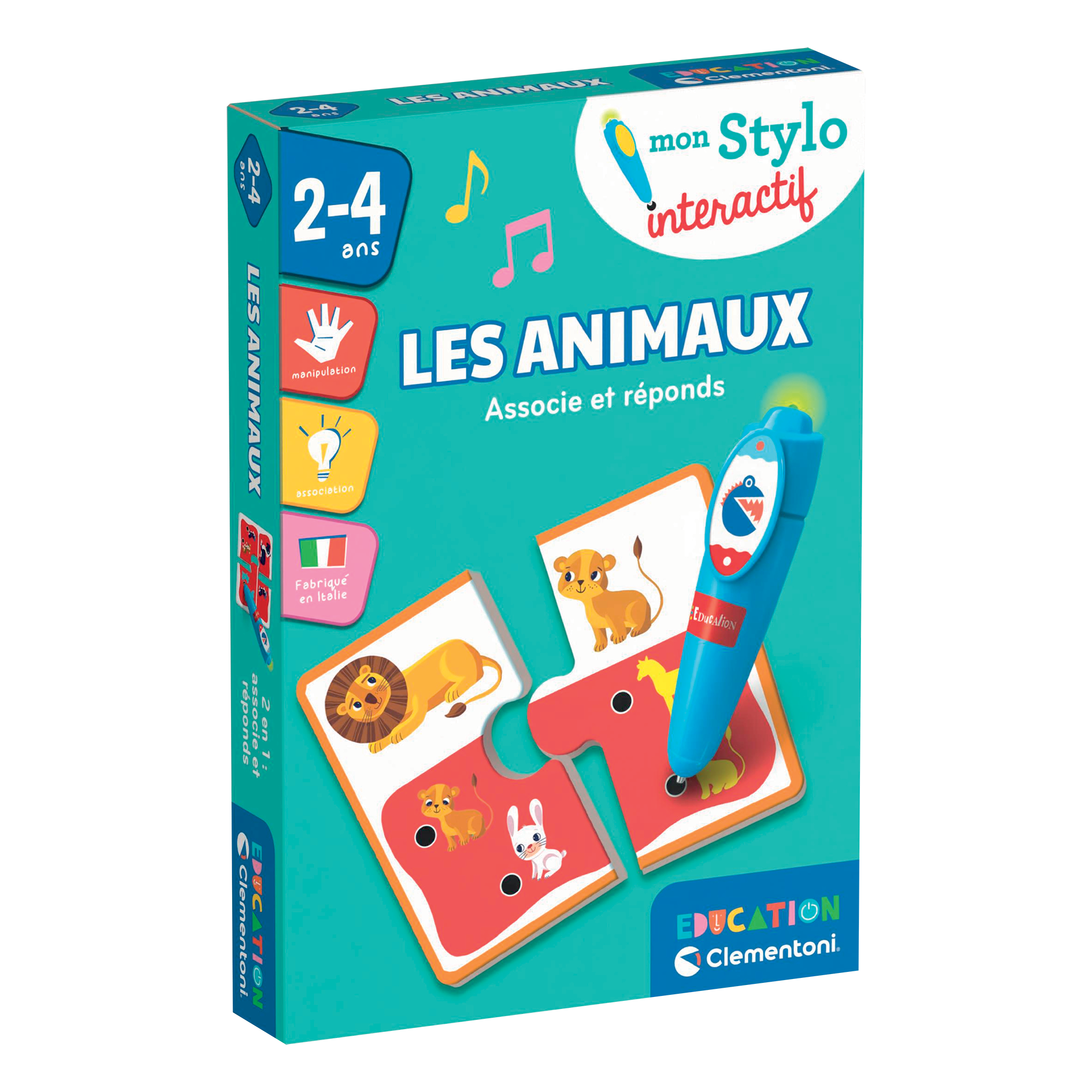 EDUCATION: MON STYLO INTERACTIF - LES ANIMAUX CLEMENTONI