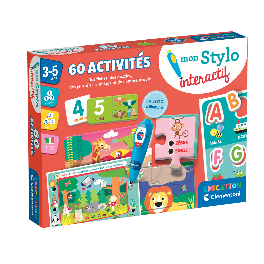 EDUCATION: MON STYLO INTERACTIF - 60 ACTIVITÉS CLEMENTONI