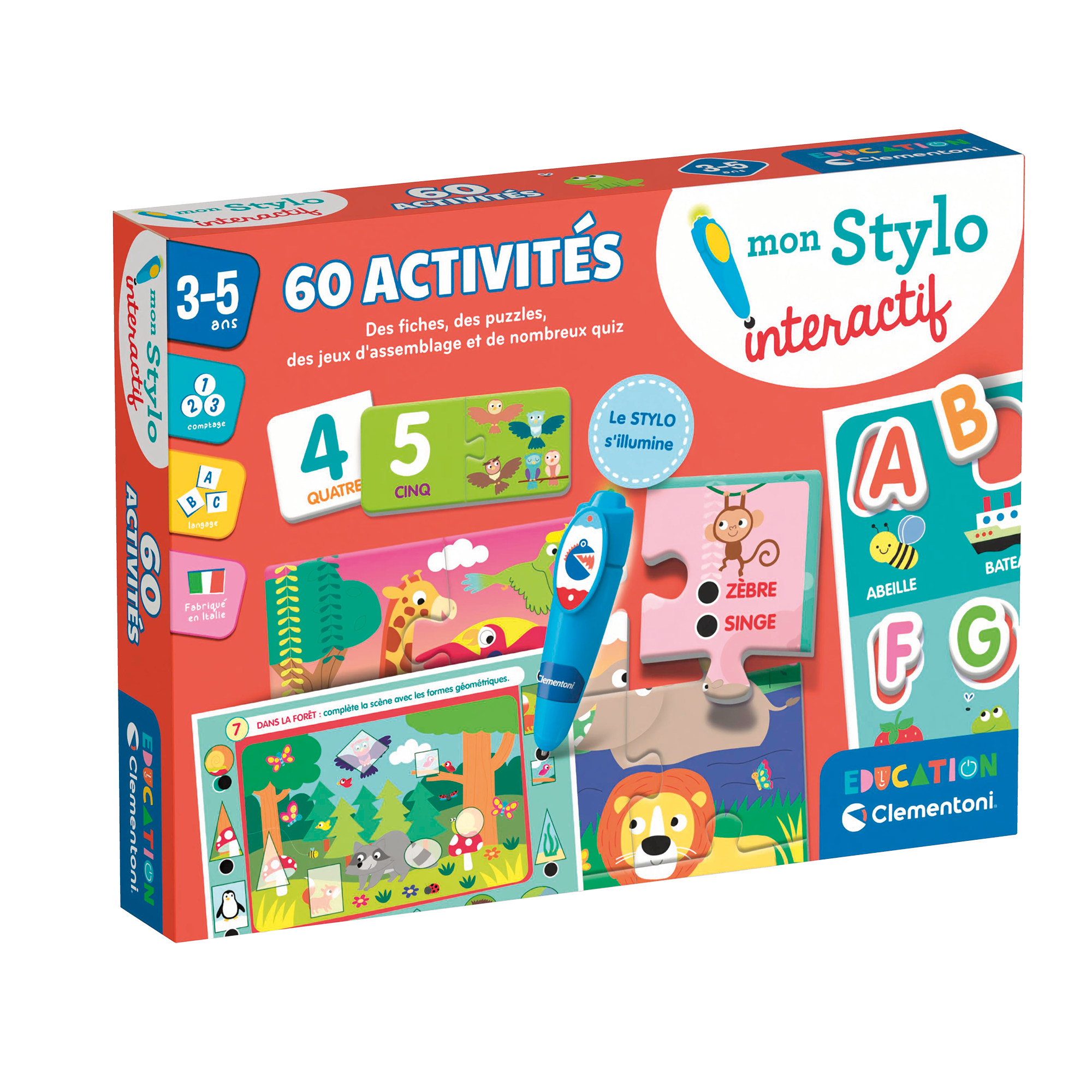 EDUCATION: MON STYLO INTERACTIF - 60 ACTIVITÉS CLEMENTONI