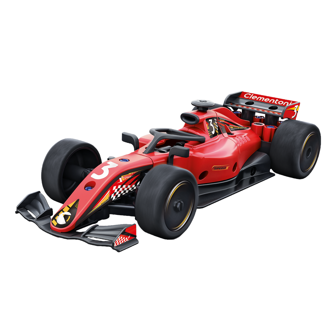 SCIENCE & JEU: ATELIER MÉCANIQUE - VOITURE DE COURSE CLEMENTONI