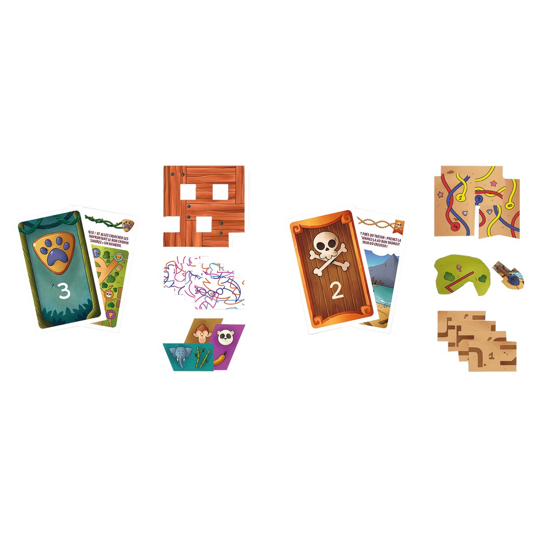 ESCAPE GAME POCKET JUNIOR - ZOO & PIRATES CLEMENTONI