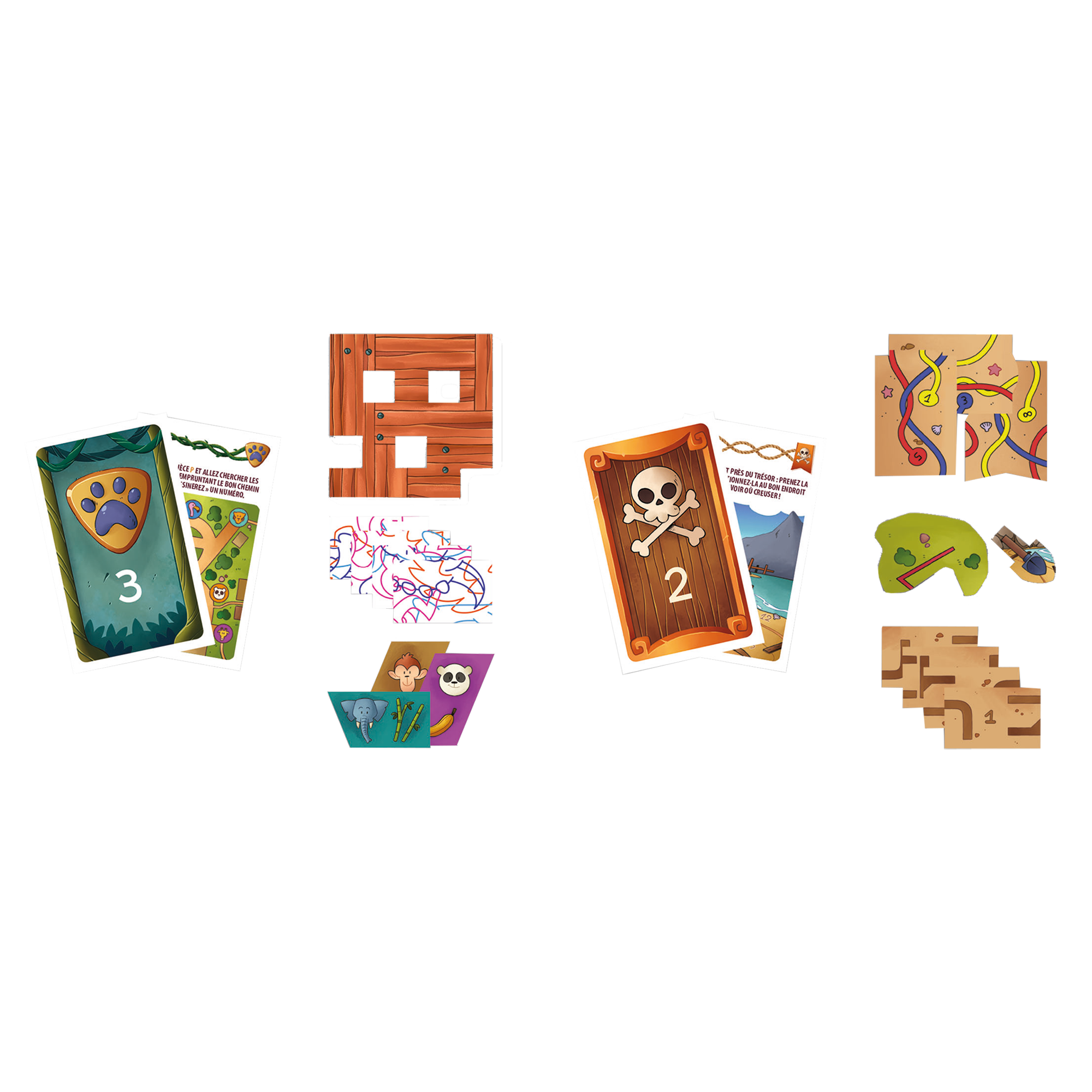 ESCAPE GAME POCKET JUNIOR - ZOO & PIRATES CLEMENTONI