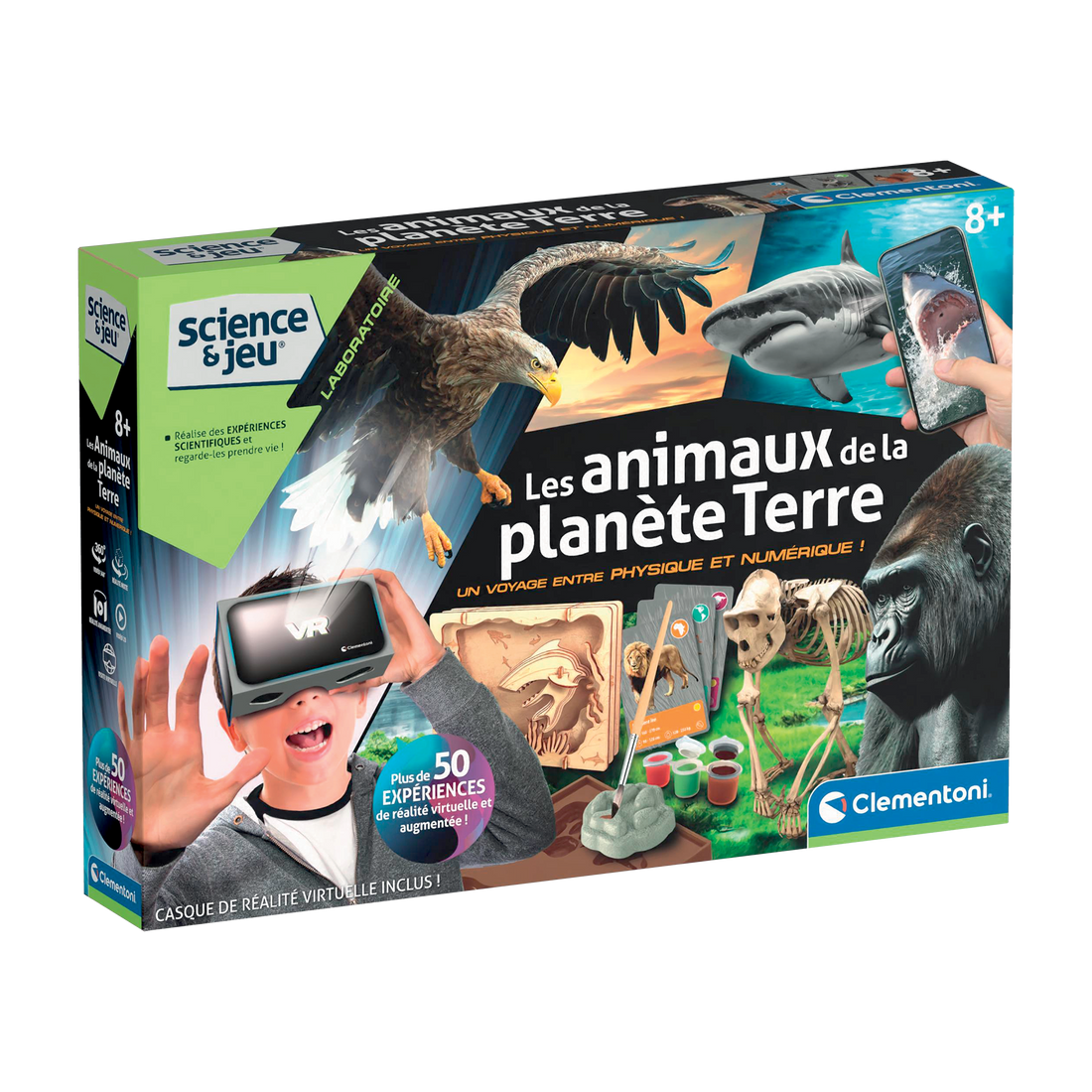 SCIENCE & JEU: LES ANIMAUX DE LA PLANÈTE TERRE - RÉALITÉ VIRTUELLE CLEMENTONI