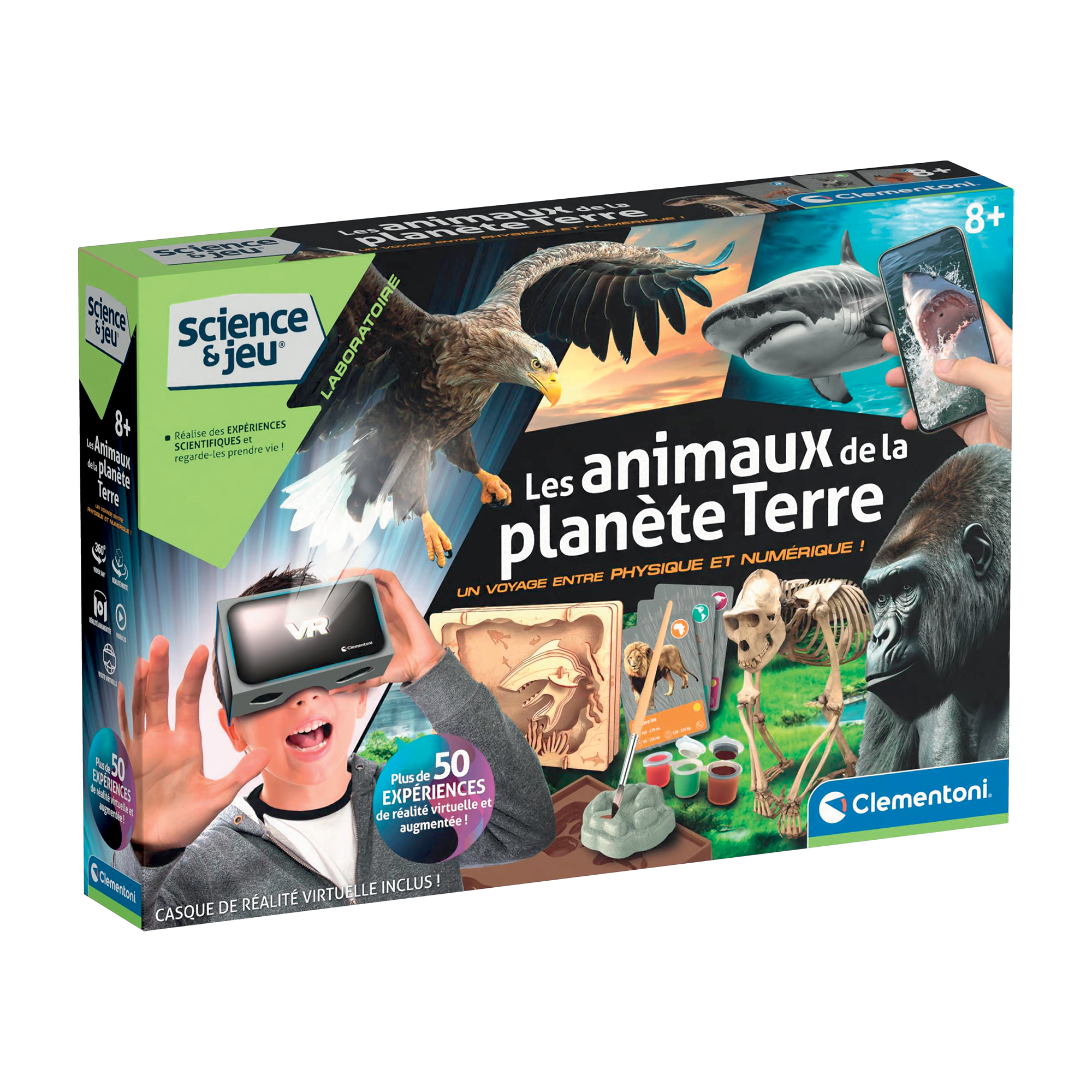 SCIENCE & JEU: LES ANIMAUX DE LA PLANÈTE TERRE - RÉALITÉ VIRTUELLE CLEMENTONI