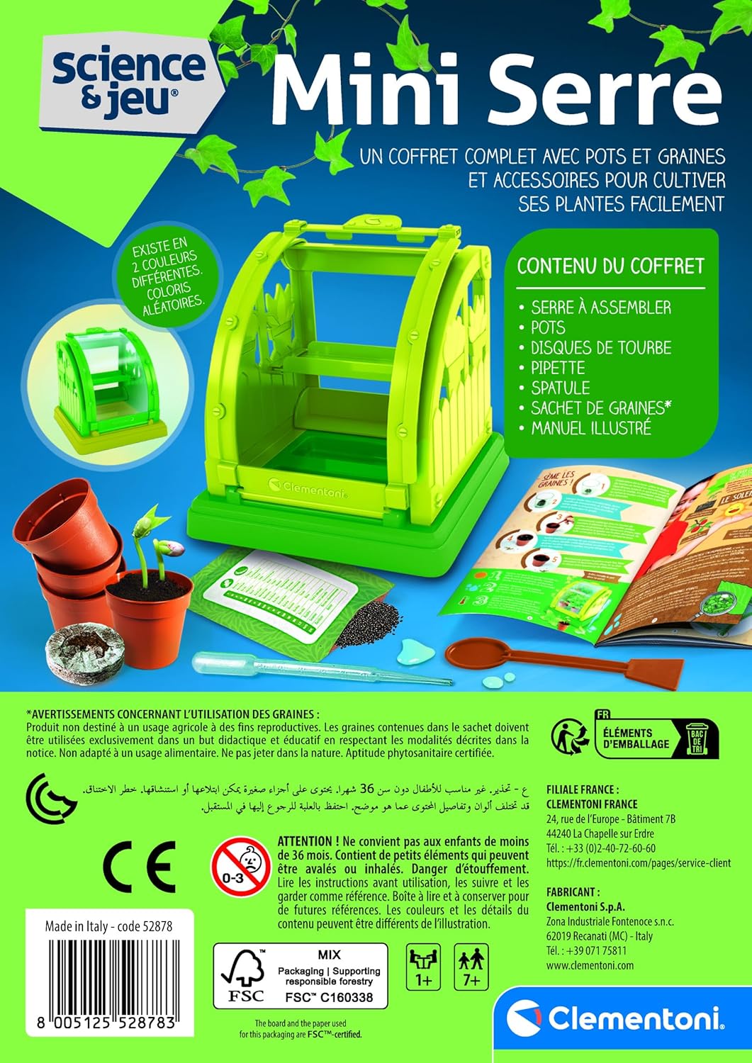 SCIENCE & JEU: MINI SERRE CLEMENTONI