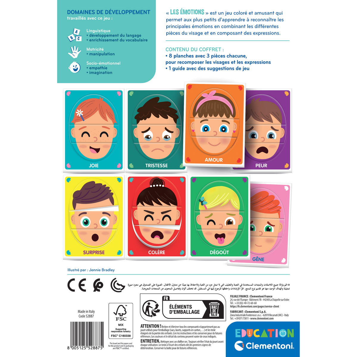 EDUCATION: LES ÉMOTIONS - CLEMENTONI