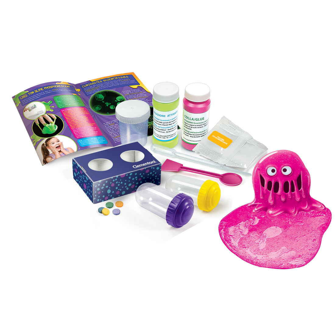 SCIENCE & JEU: LE SLIME PHOSPHORESCENT - CLEMENTONI