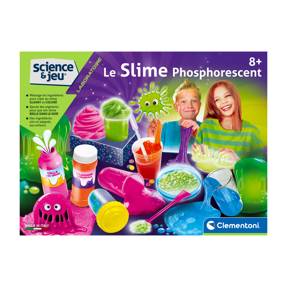 SCIENCE & JEU: LE SLIME PHOSPHORESCENT - CLEMENTONI