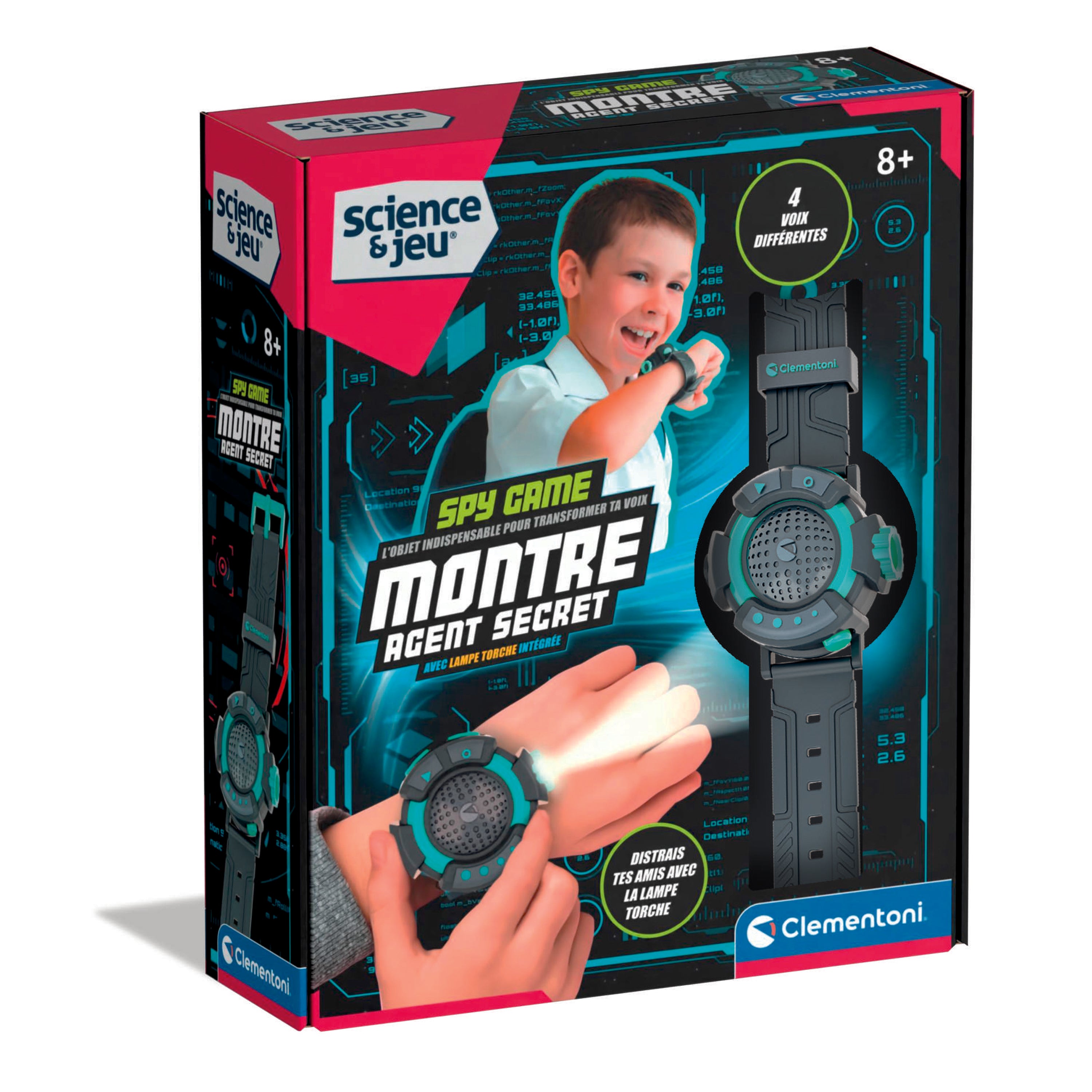 MONTRE D'ESPION AVEC CHANGEUR DE VOIX