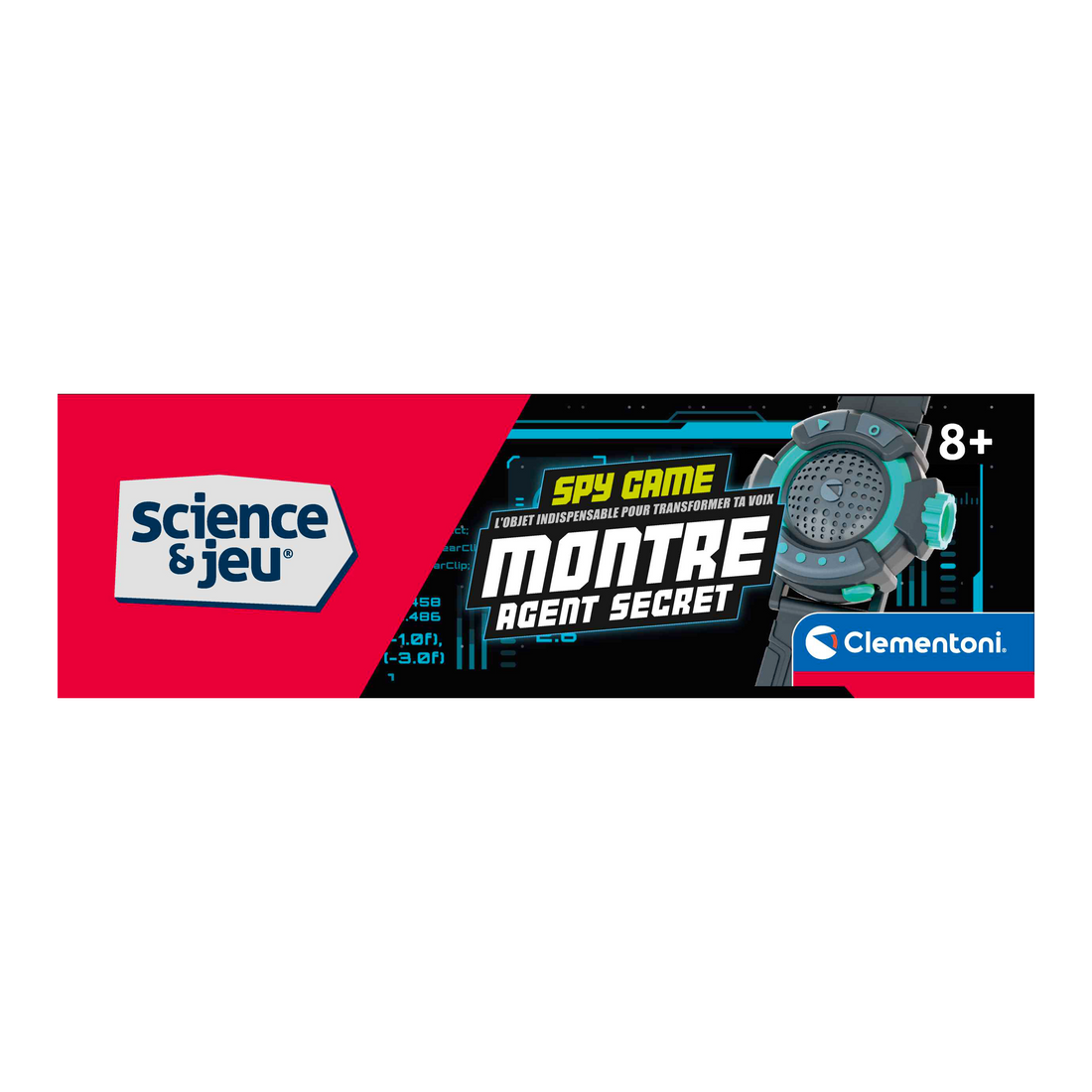 MONTRE D'ESPION AVEC CHANGEUR DE VOIX - CLEMENTONI
