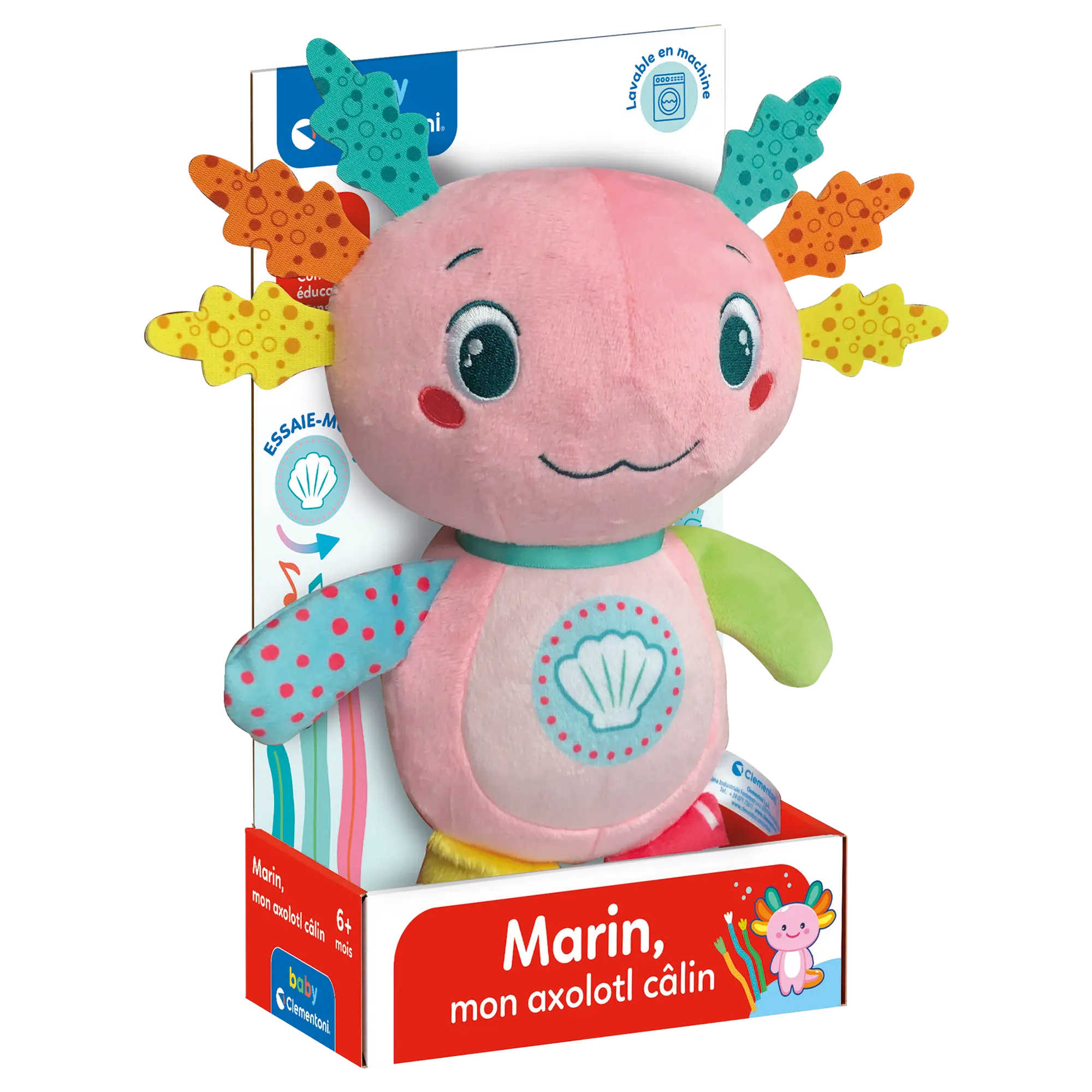 PELUCHE INTERACTIVE - AXOLOTL CLEMENTONI