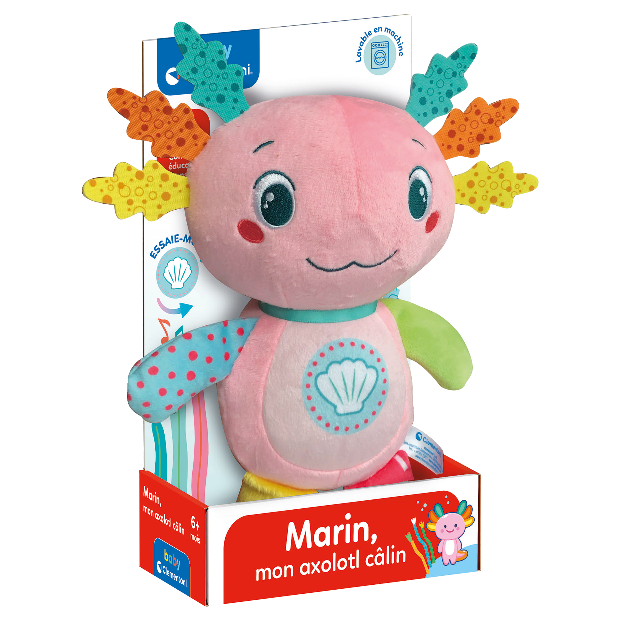 PELUCHE INTERACTIVE - AXOLOTL CLEMENTONI