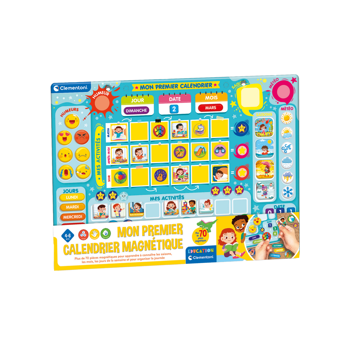 PUZZLE MAGNÉTIQUE - CALENDRIER CLEMENTONI