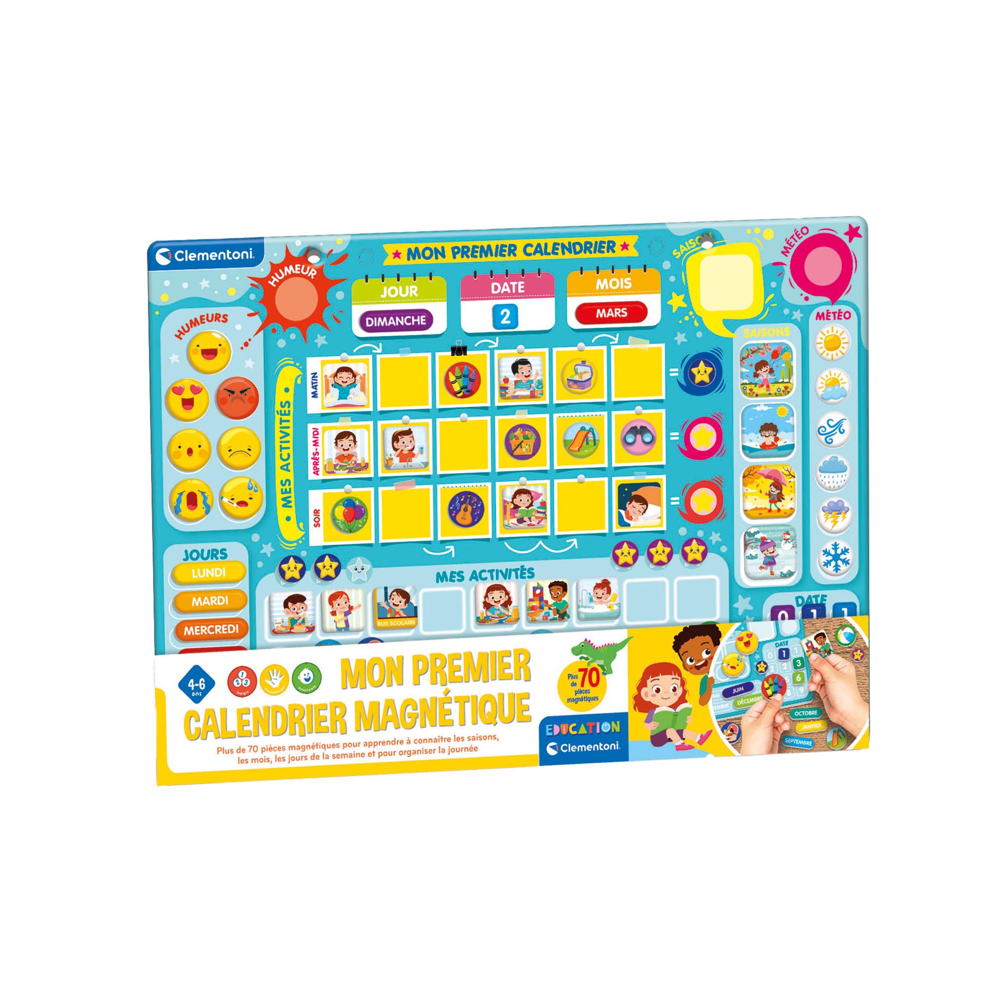PUZZLE MAGNÉTIQUE - CALENDRIER CLEMENTONI