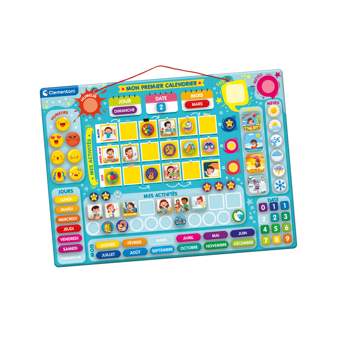 PUZZLE MAGNÉTIQUE - CALENDRIER CLEMENTONI