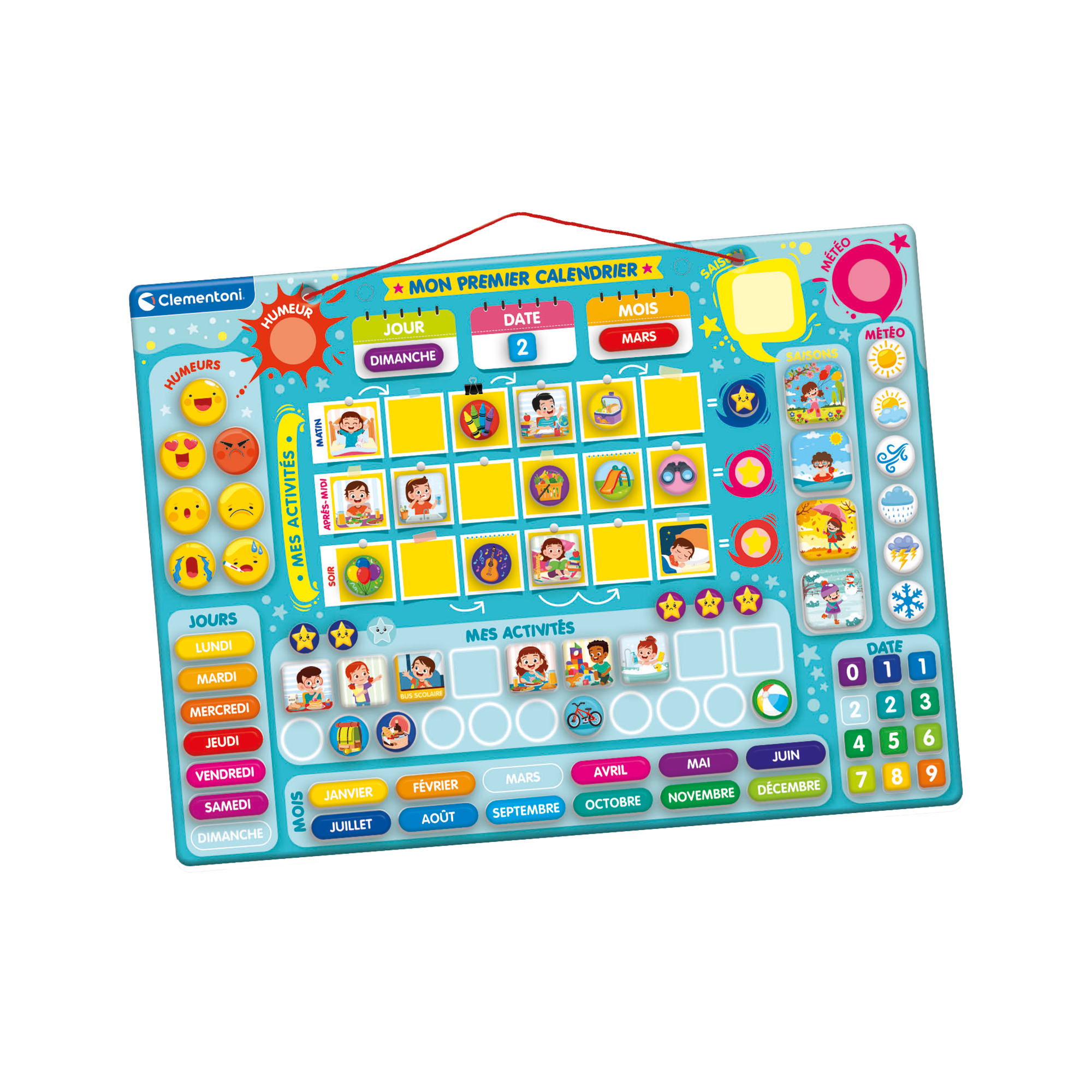 PUZZLE MAGNÉTIQUE - CALENDRIER CLEMENTONI
